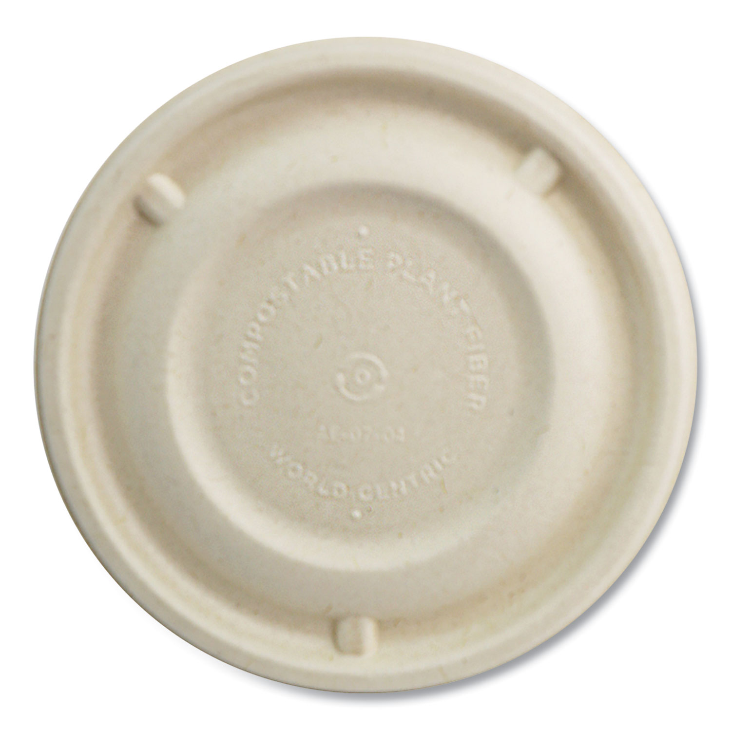 Fiber Lids for Bowls, 4.7″ dia, Paper, 500/Carton