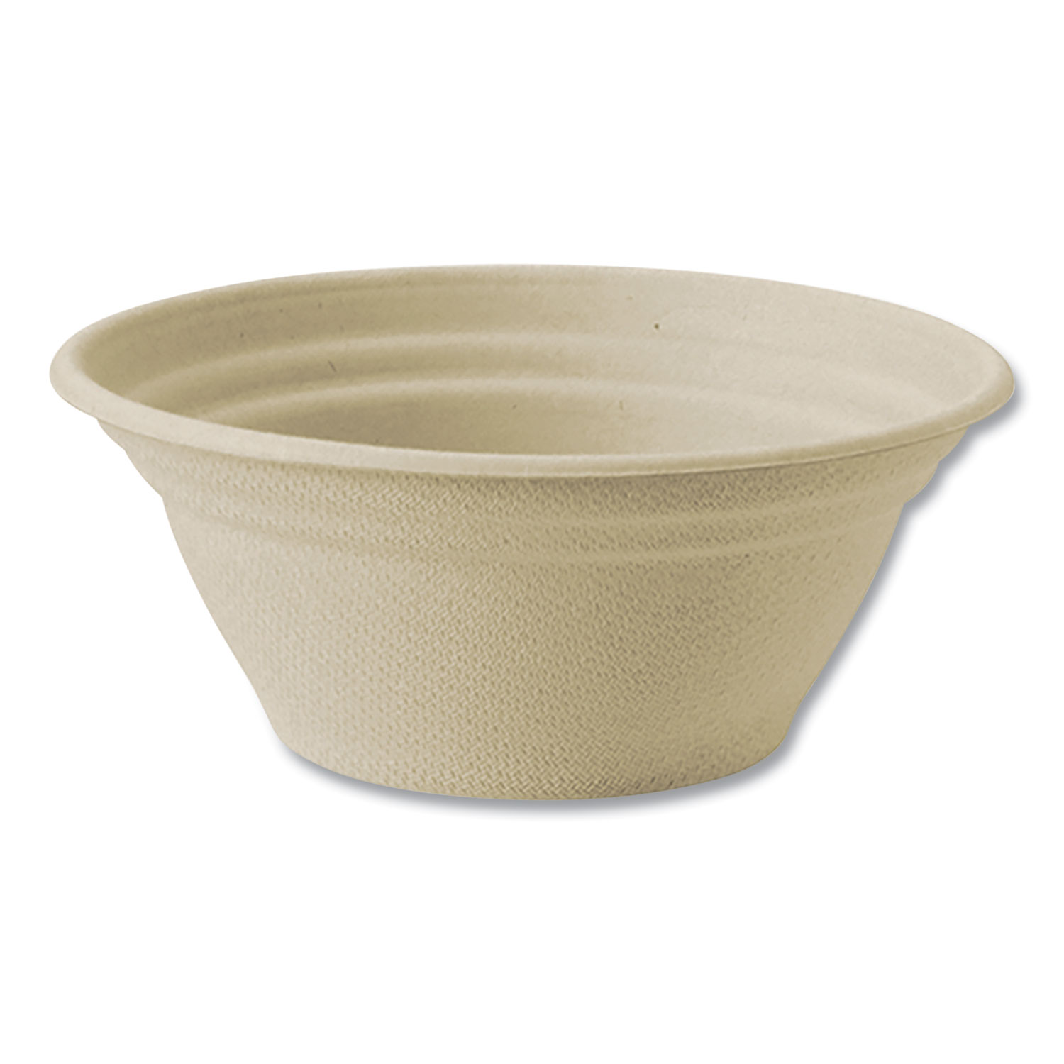 Fiber Bowls, 8 oz, 4.5″ dia x 1.8″h, Natural, Paper, 1,000/Carton