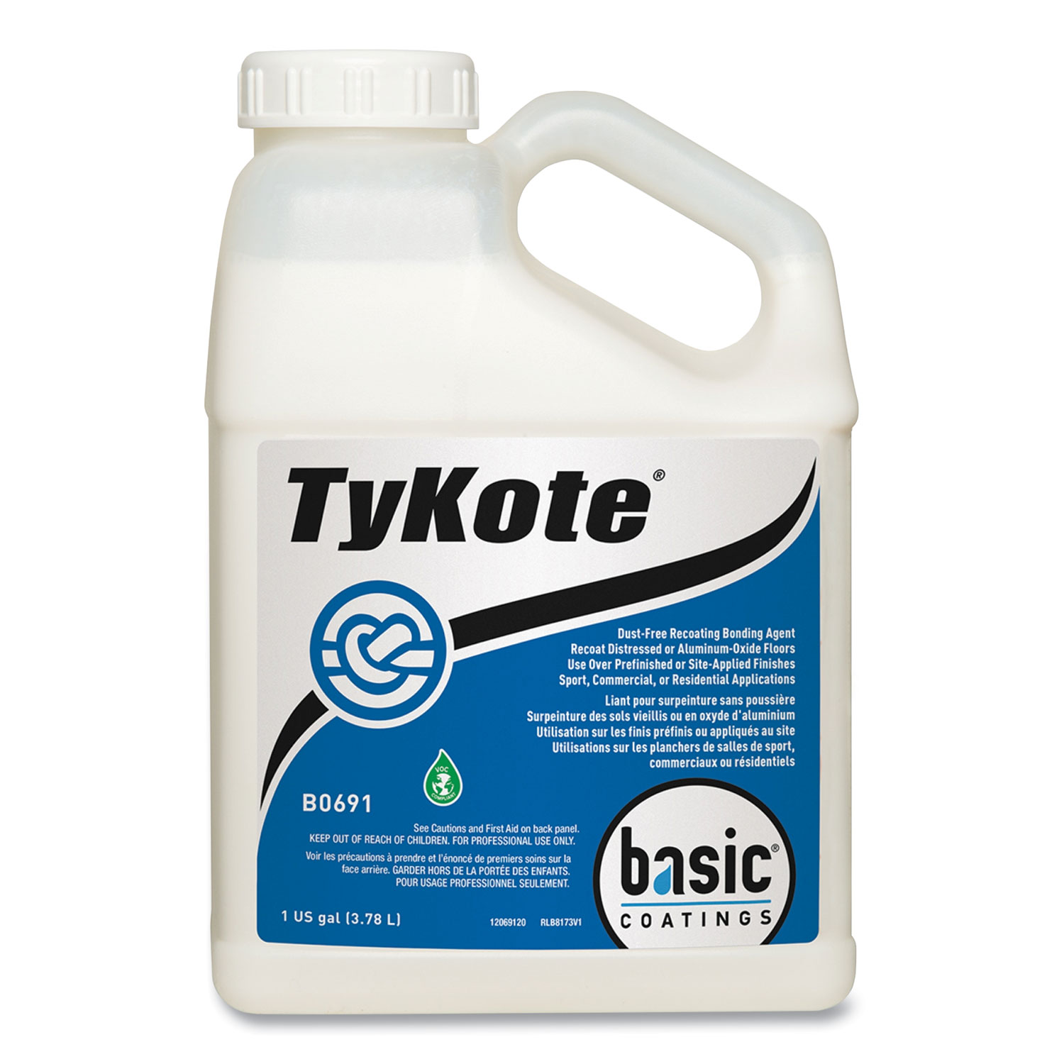 TyKote Recoat Bonding Agent, Characteristic Scent, 1 gal Bottle, 4/Carton