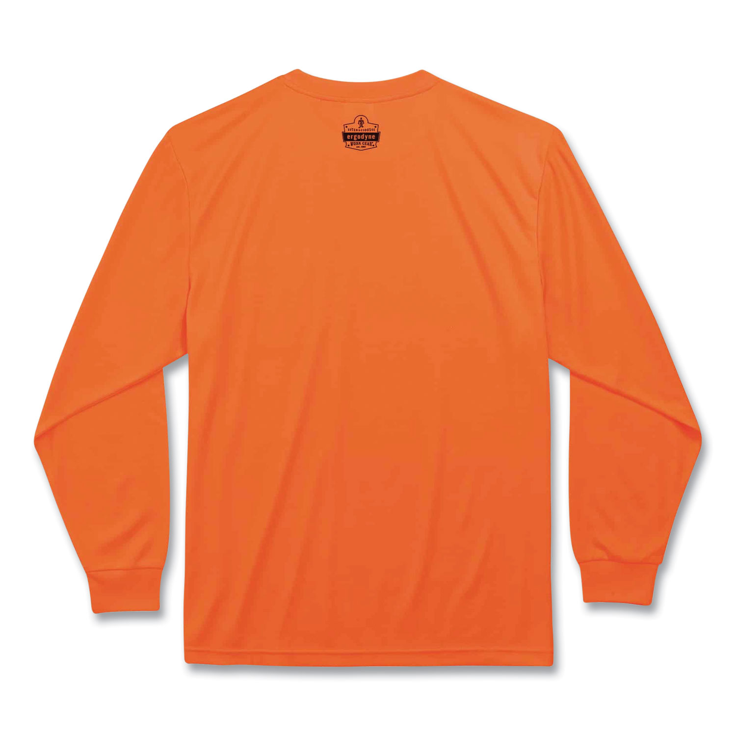 GloWear 8091 Non-Certified Hi-Vis Long Sleeve Shirt, Medium, Orange