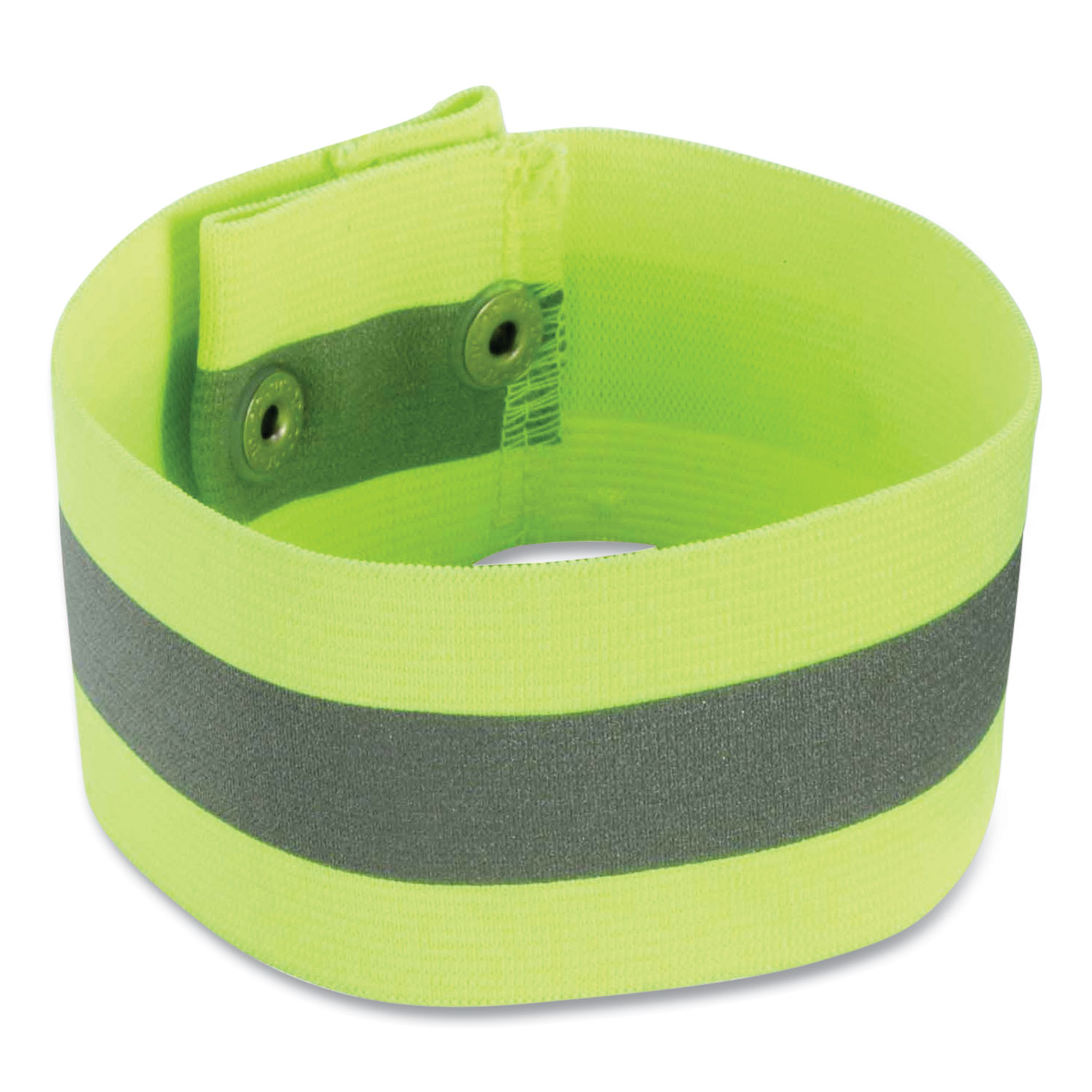 GloWear 8001 Hi-Vis Arm and Leg Band with Snap Closure, Large/X-Large, Lime