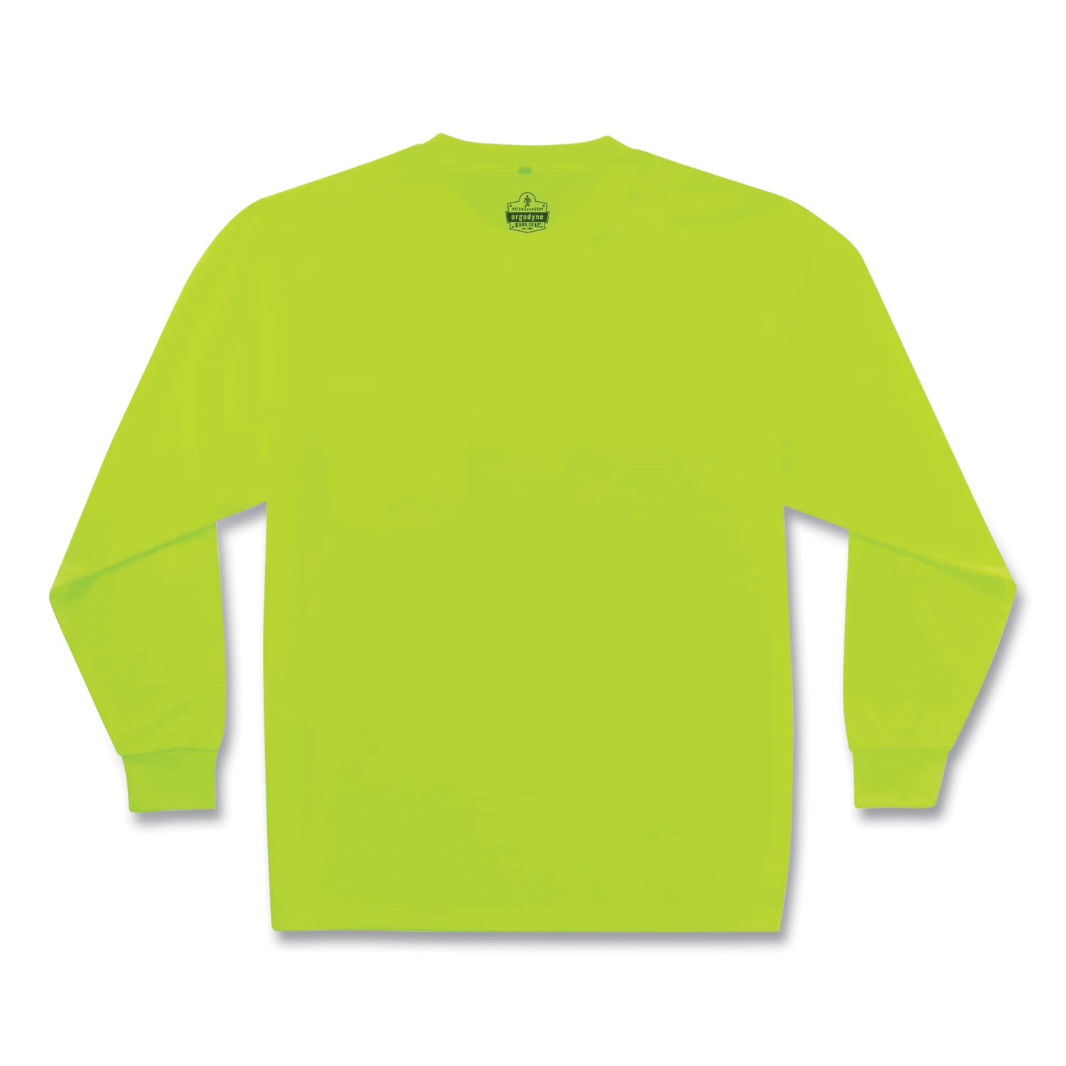 GloWear 8091 Non-Certified Hi-Vis Long Sleeve Shirt, 3X-Large, Lime