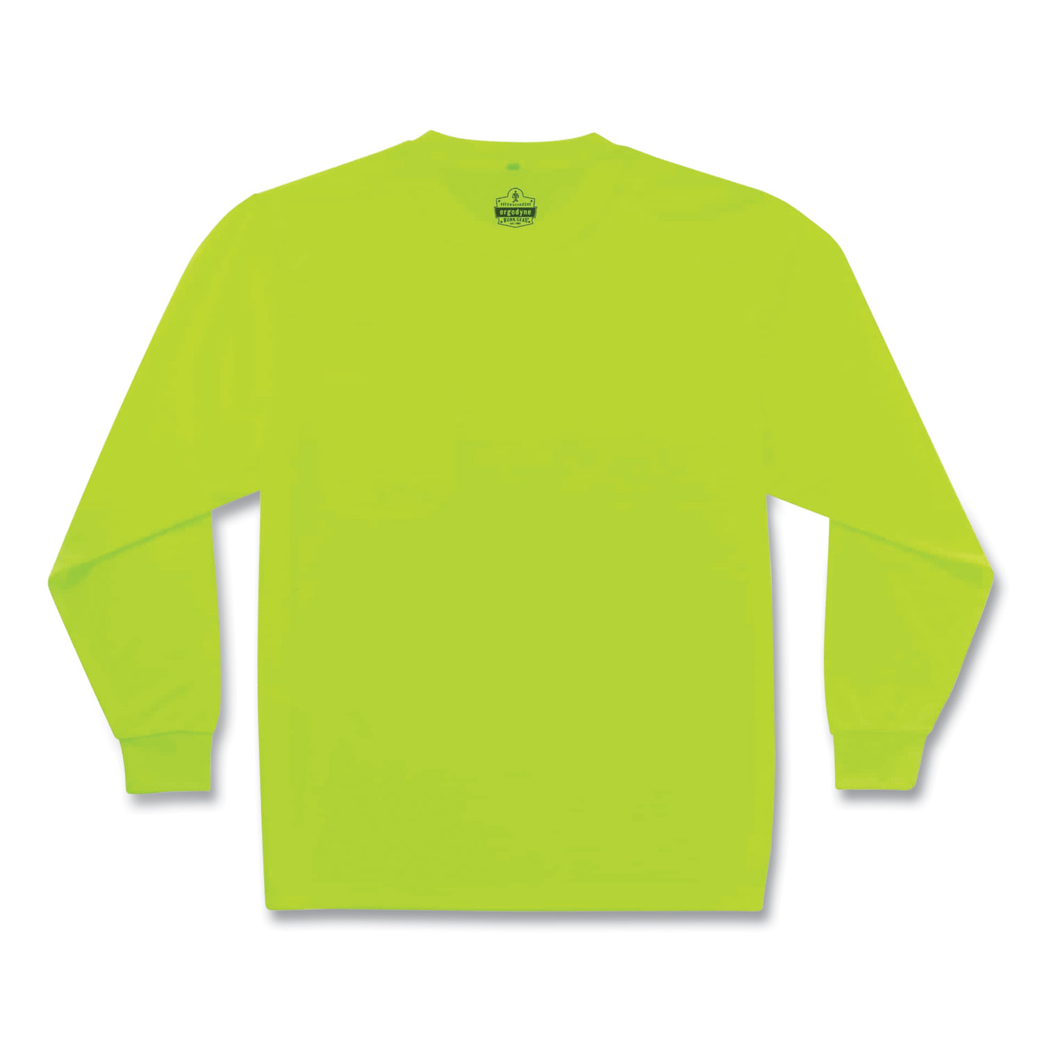 GloWear 8091 Non-Certified Hi-Vis Long Sleeve Shirt, X-Large, Lime