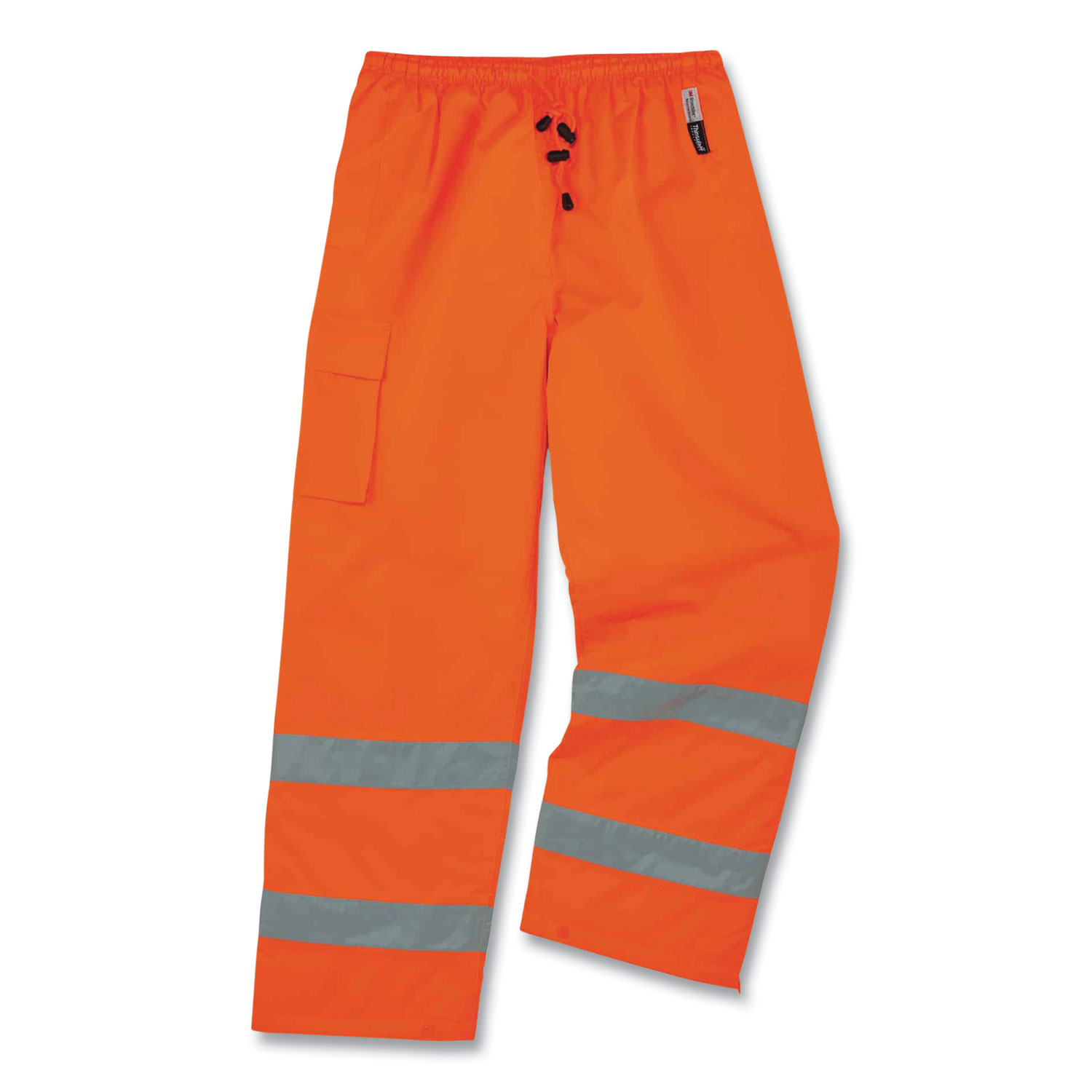 ergodyne® GloWear 8925 Class E Hi-Vis Thermal Pants, Large, Orange