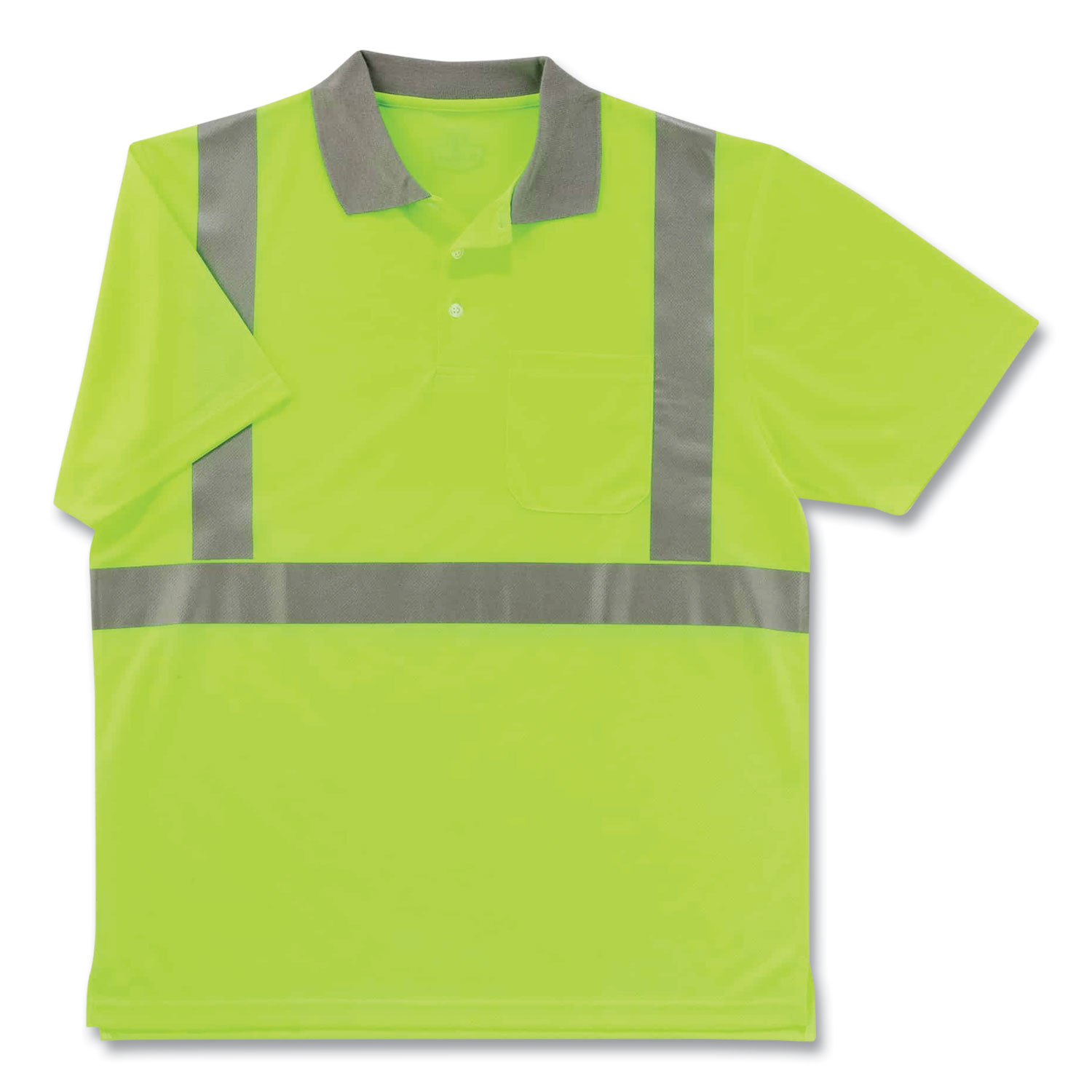 GloWear 8295 Class 2 Hi-Vis Polo Shirt, 3X-Large, Lime