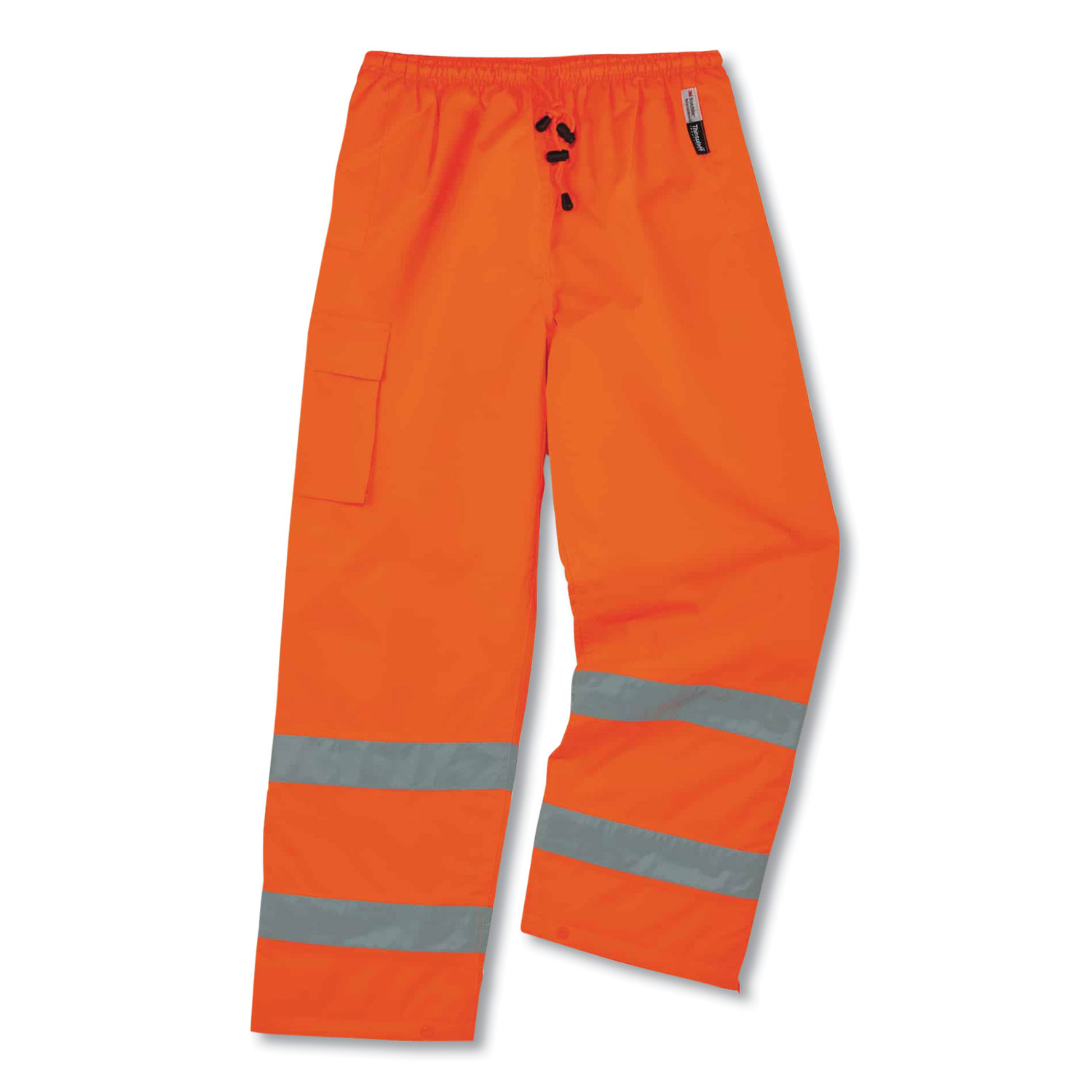 ergodyne® GloWear 8925 Class E Hi-Vis Thermal Pants, 5X-Large, Orange