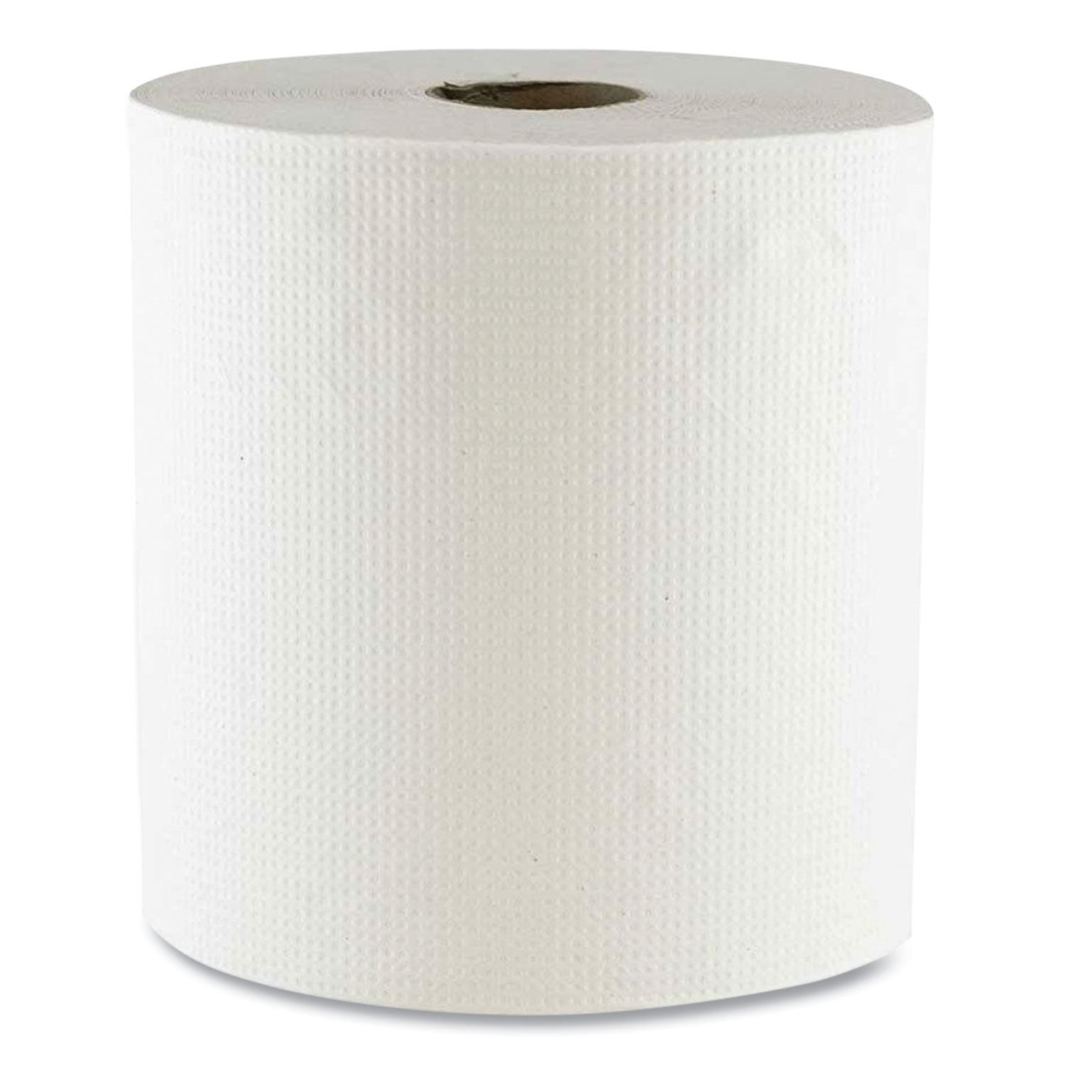 Hard Wound Towel, 1 Ply, 8″ x 700 ft, White, 6/Carton