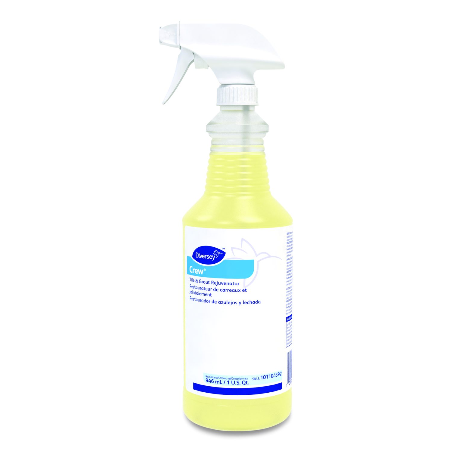 Crew Tile and Grout Rejuvenator, 32 oz Spray Bottle, 12/Carton