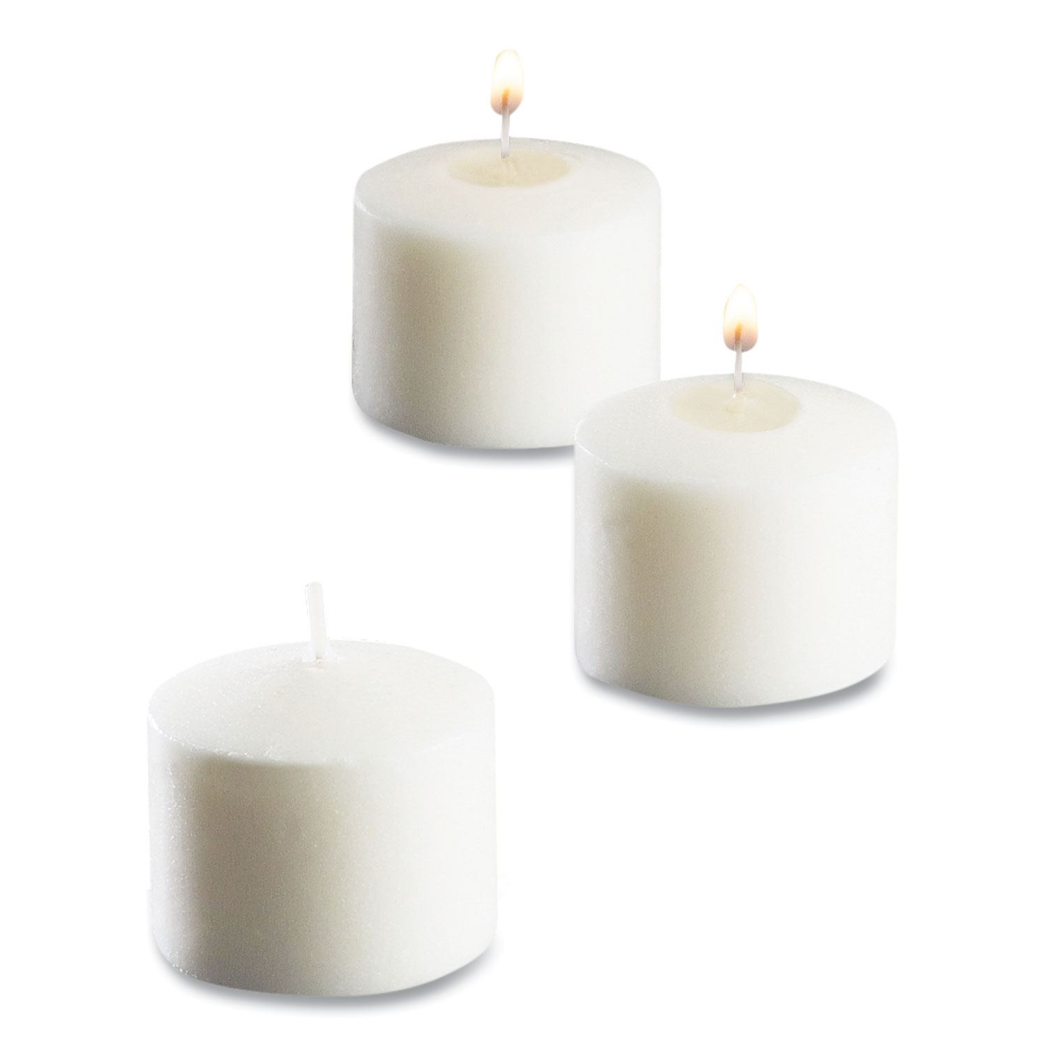 Food Warmer Votive Candles, 10 Hour Burn, 1.46″d x 1.33’h, White, 288/Carton