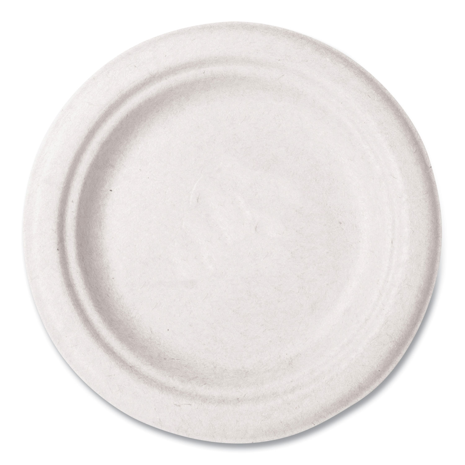 Nourish Molded Fiber Tableware, Compostable, Plate, 6″ dia, White, 1,000/Carton