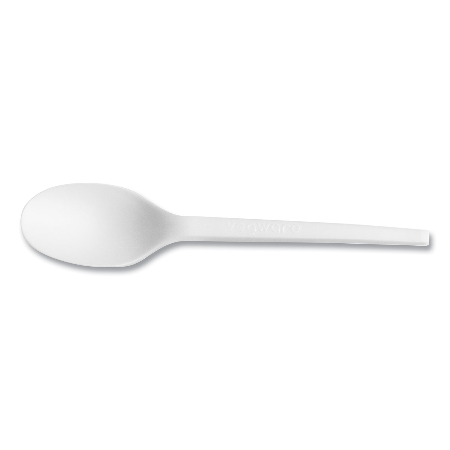 White CPLA Cutlery, Compostable, Spoon, 1,000/Carton