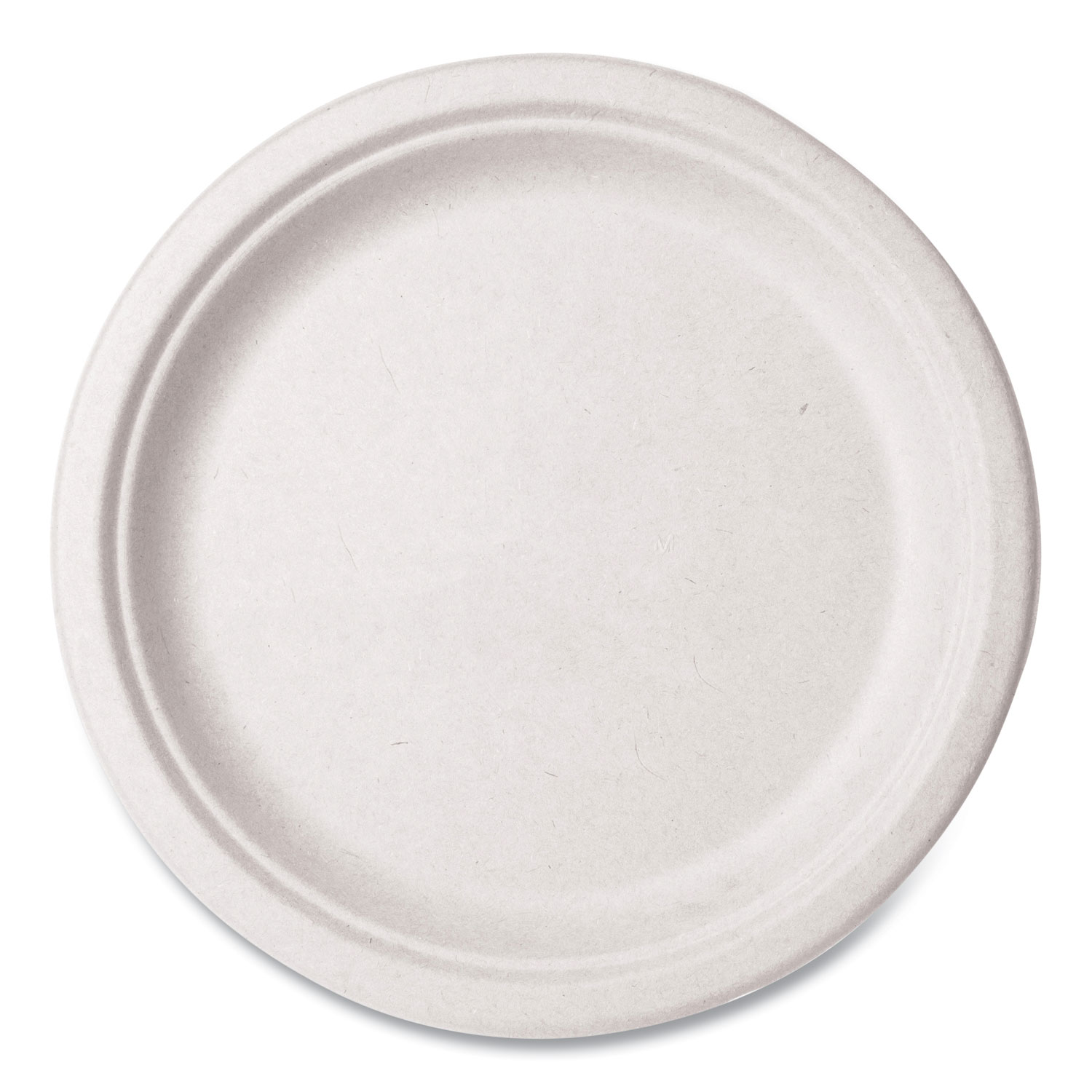 Nourish Molded Fiber Tableware, Compostable, Plate, 10″ dia, White, 500/Carton