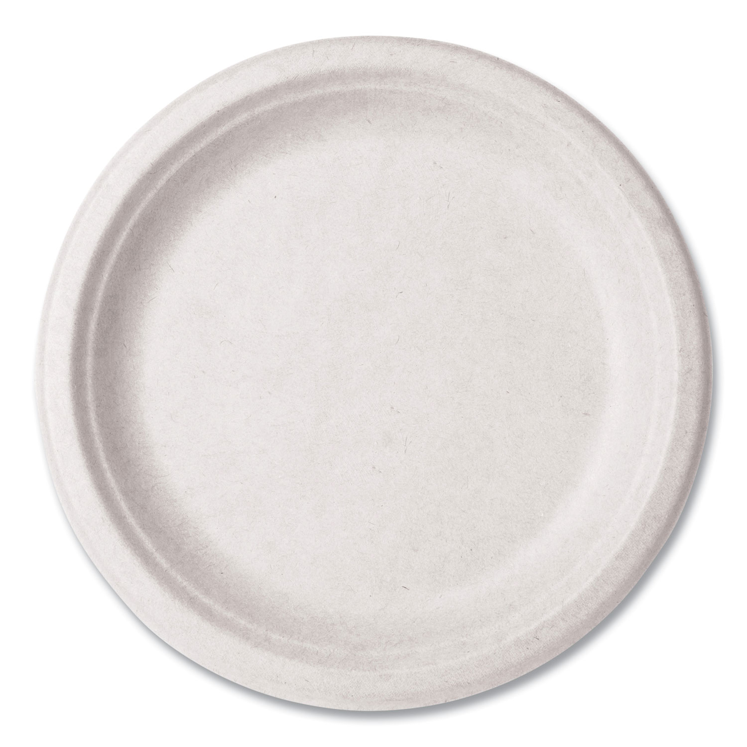 Nourish Molded Fiber Tableware, Compostable, Plate, 9″ dia, White, 500/Carton