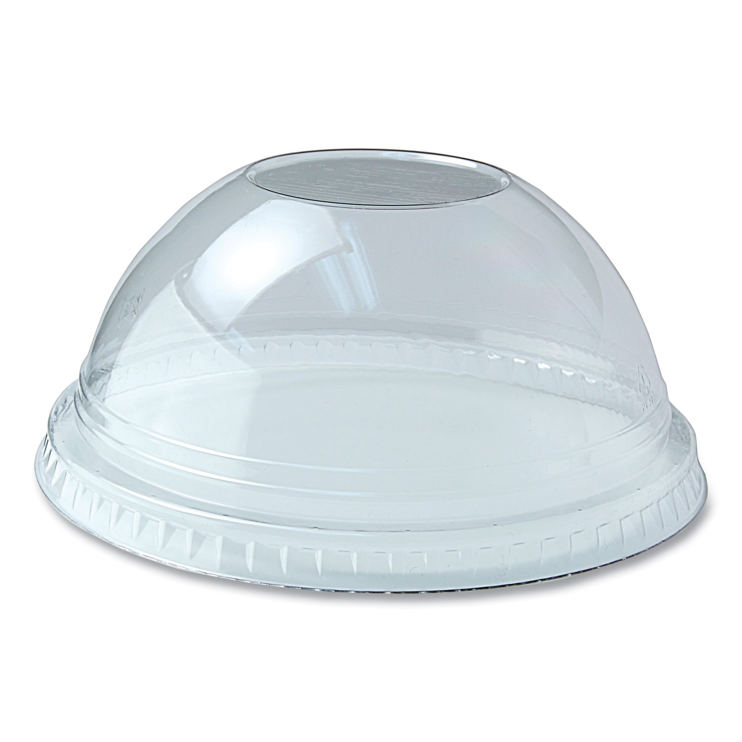 Kal-Clear/Nexclear Drink Cup Lids, Dome Lid with 1″ Hole, Fits 5 oz to 24 oz Cups, Clear, 1,000/Carton