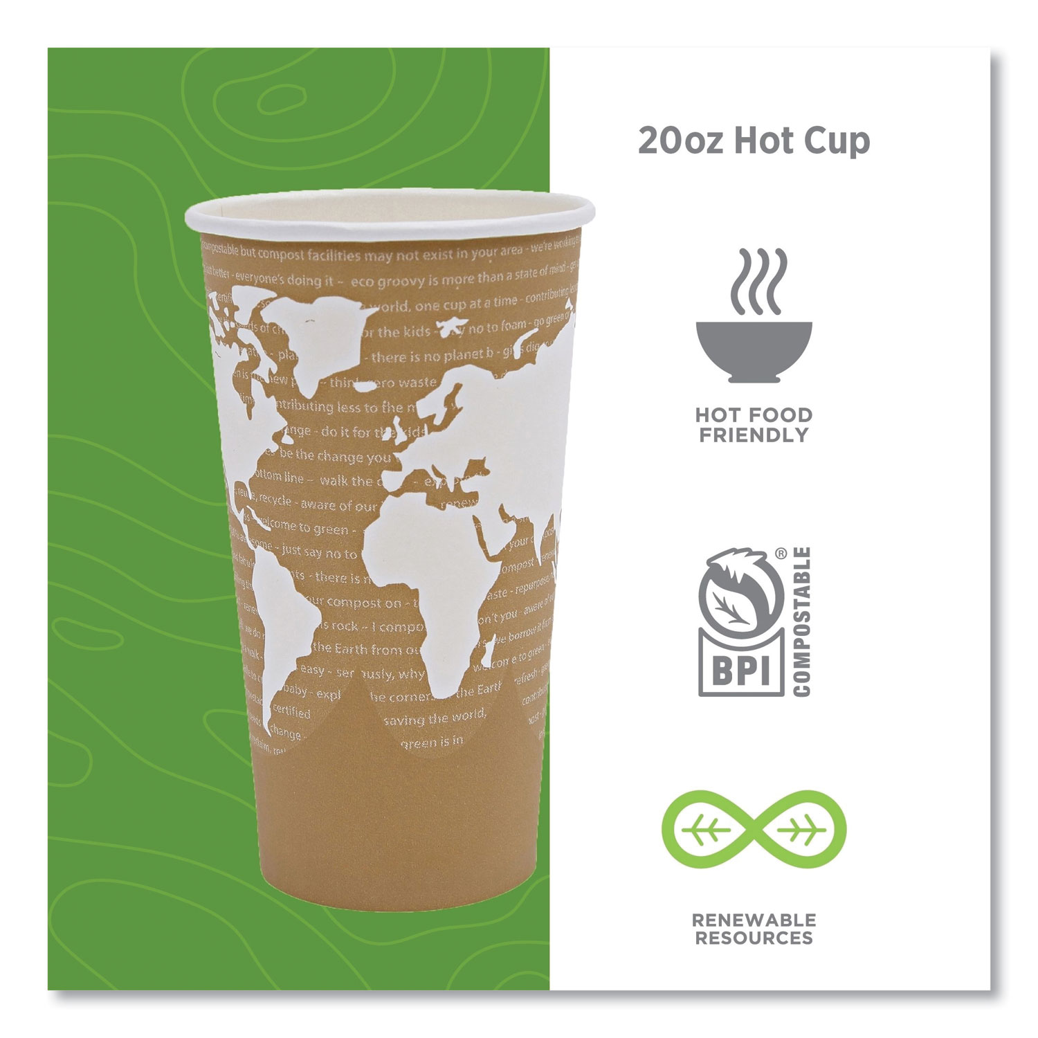  [50 PACK] 20 oz Cups