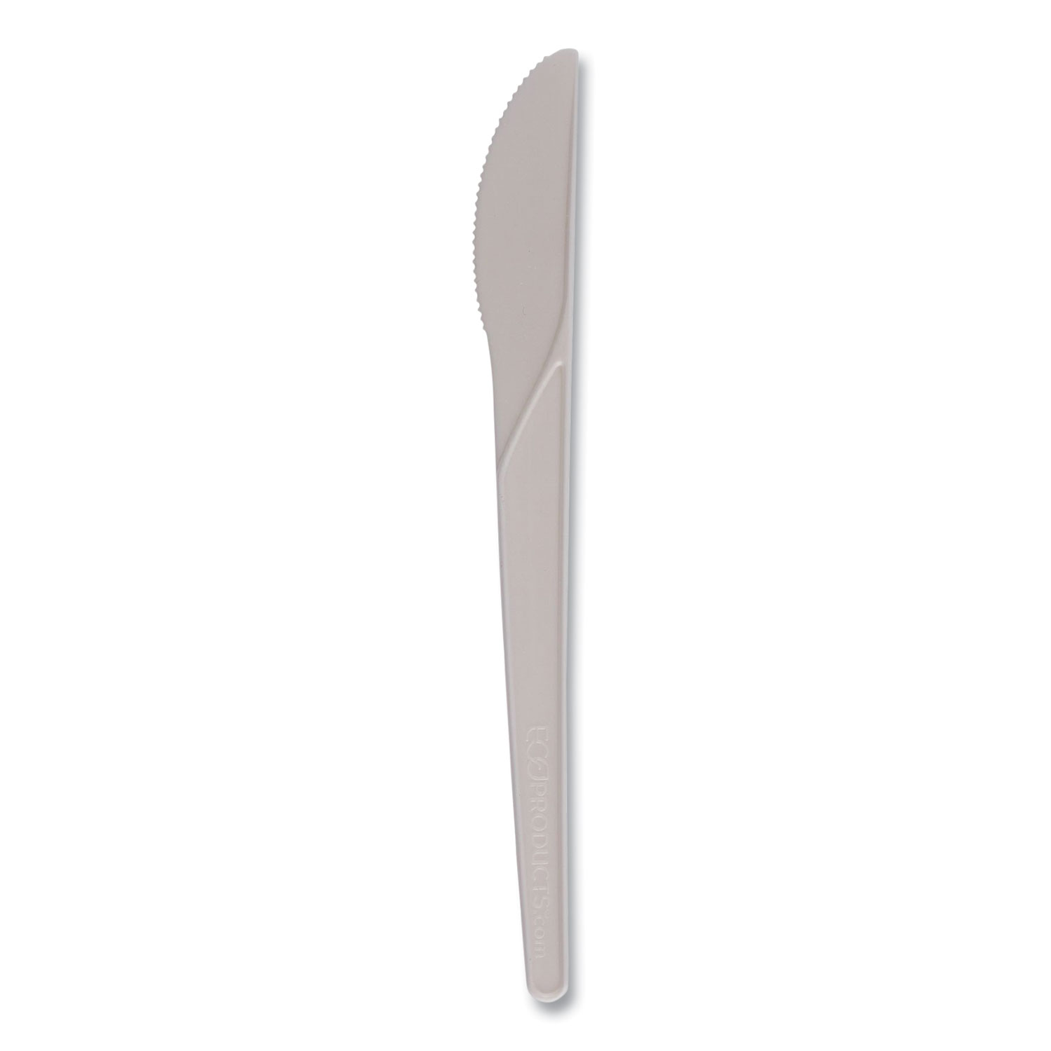 Plantware Compostable Cutlery, Knife, 6″, White, 1,000/Carton