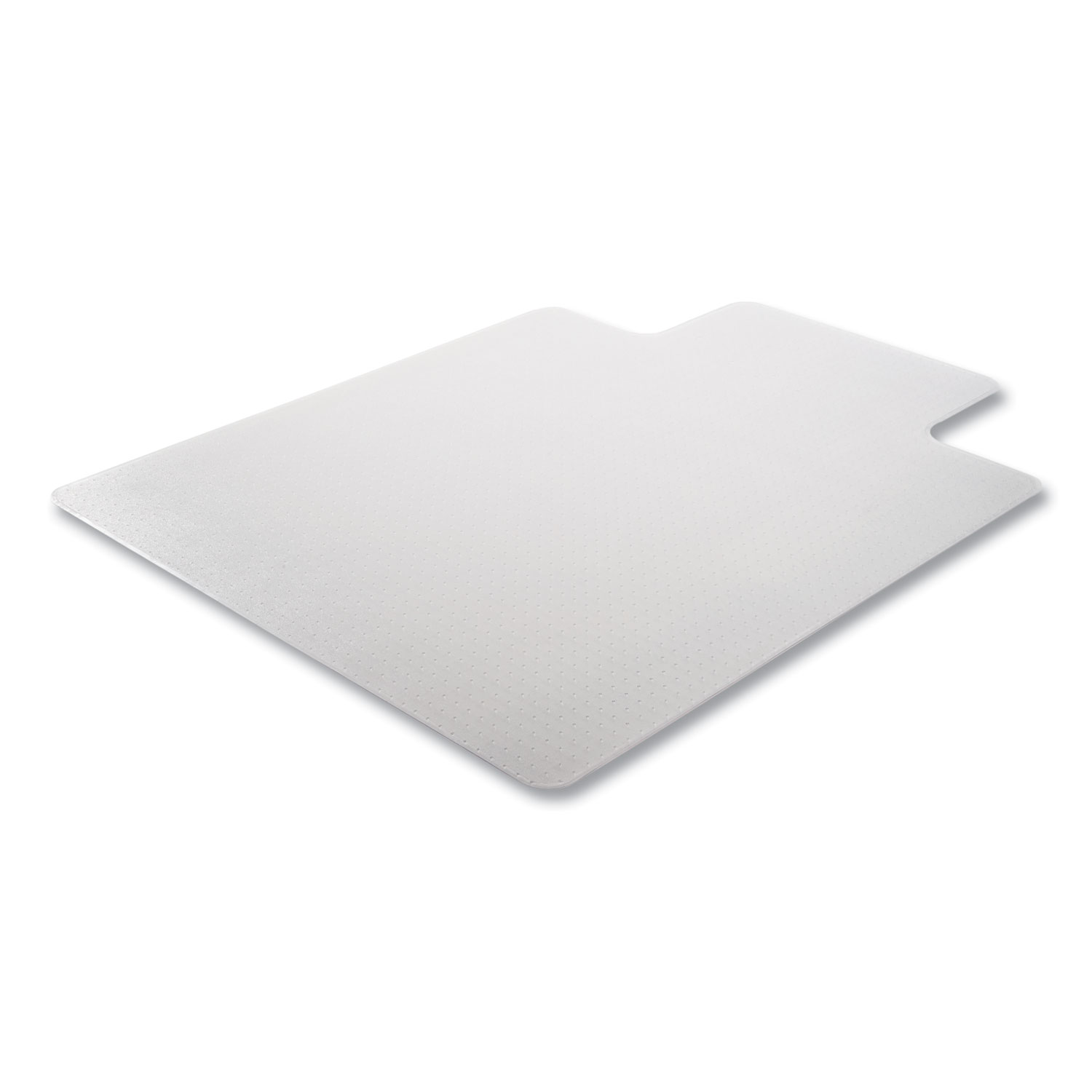 DuraMat Moderate Use Chair Mat for Low Pile Carpeting, Lipped, 45 x 53, Clear, 25/Pallet