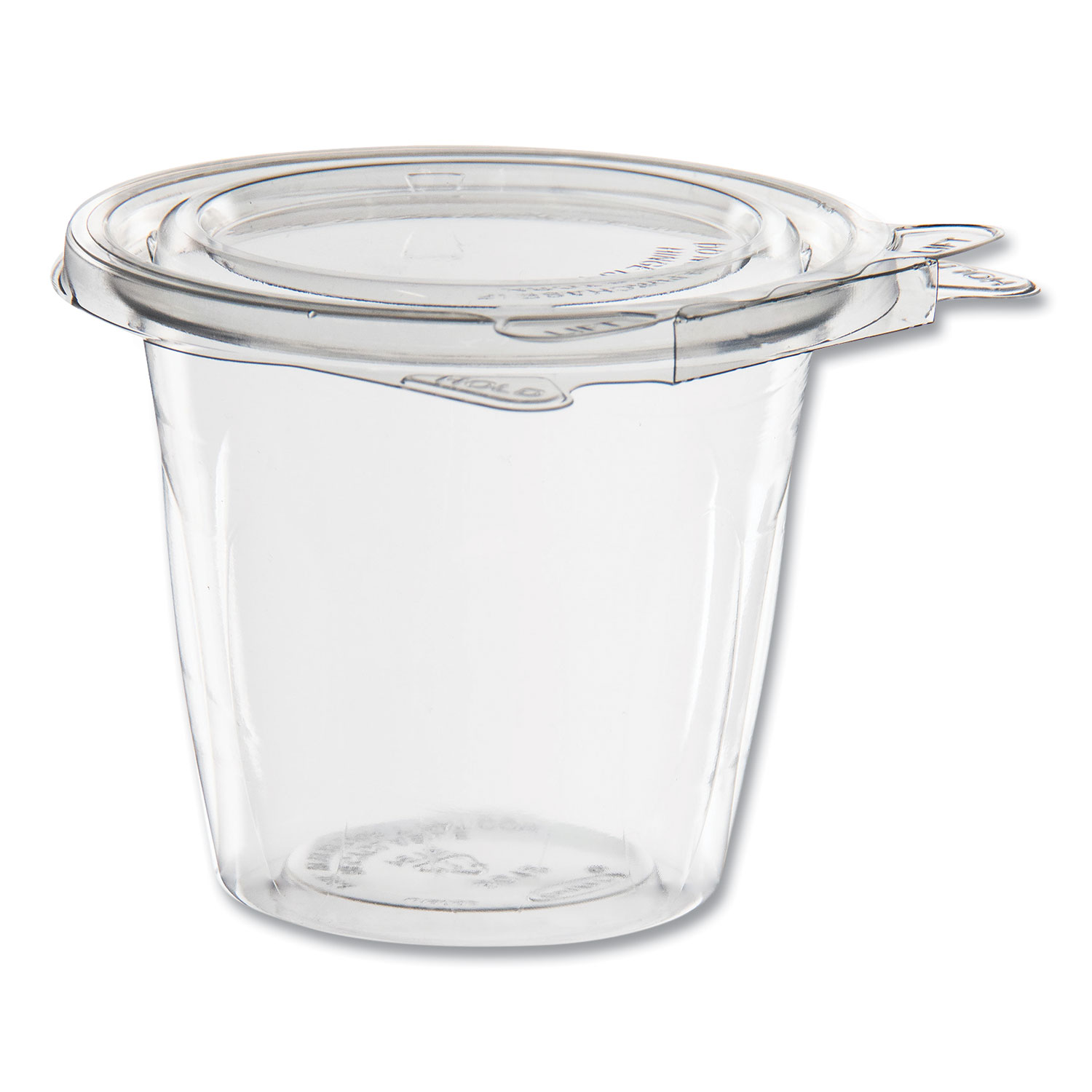 SafeSeal Tamper-Resistant, Tamper Evident Bowls, Flat Lid, 12 oz, 4.36 x 8.84 x 3.51, Clear, Plastic, 256/Carton