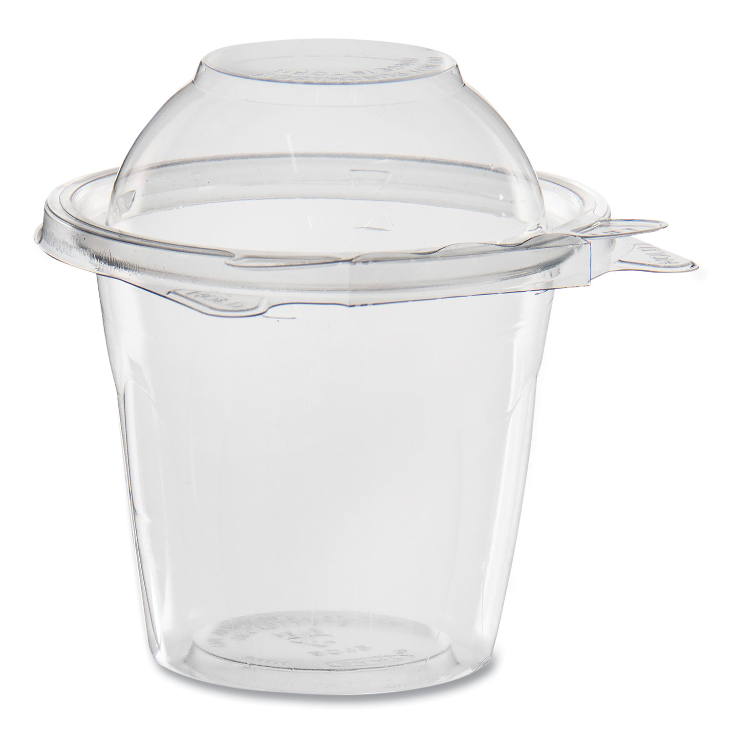 SafeSeal Tamper-Resistant, Tamper Evident Bowls, Dome Lid, 12 oz, 4.36 x 8.84 x 4.52, Clear, Plastic, 256/Carton