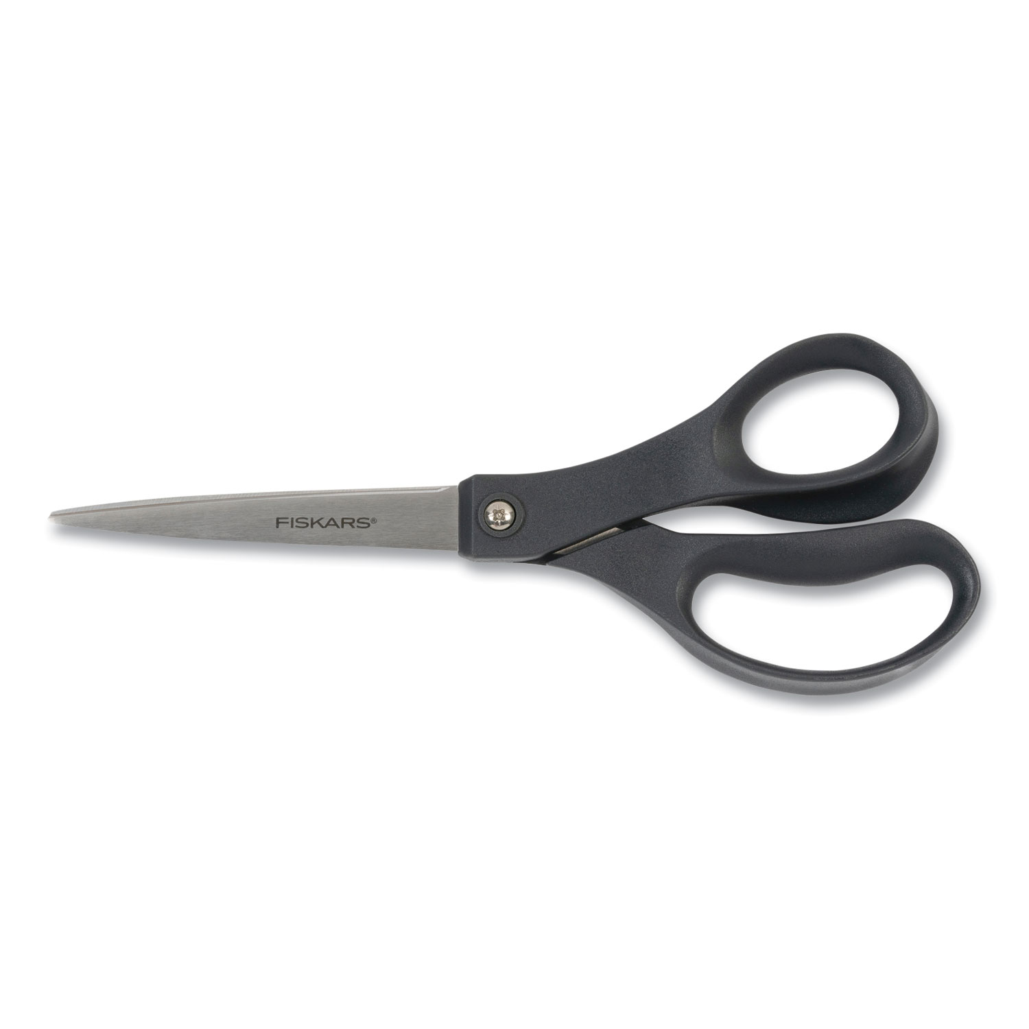 Everyday Scissors, 8″ Long, 3.75″ Cut Length, Straight Black Handle