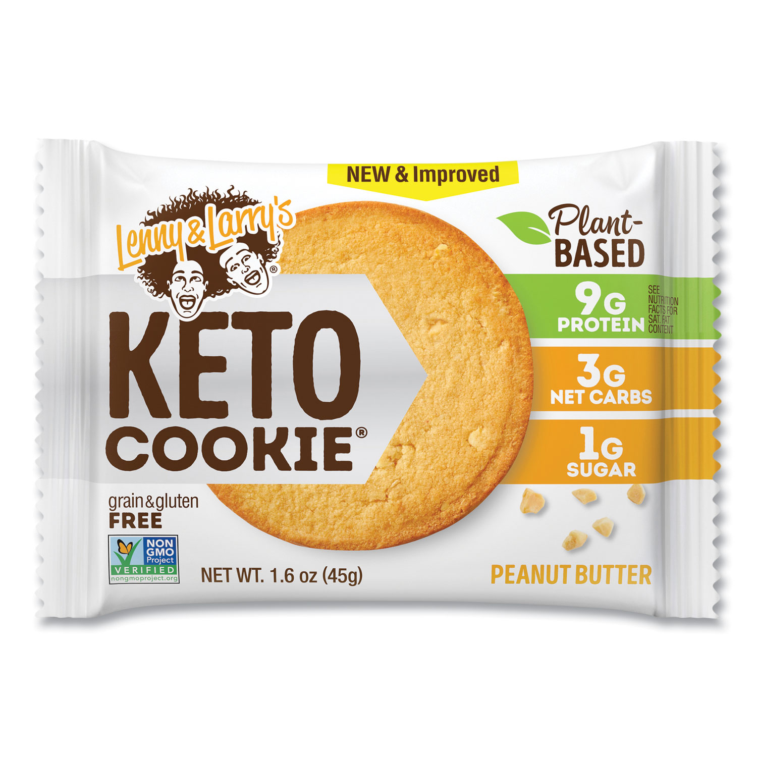 Keto Peanut Butter Cookie, 1.6 oz Packet, 12/Pack