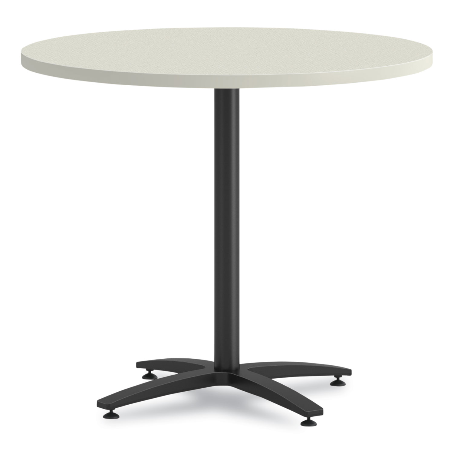 HON® Between Round Table Top, 42 Diameter, Silver Mesh