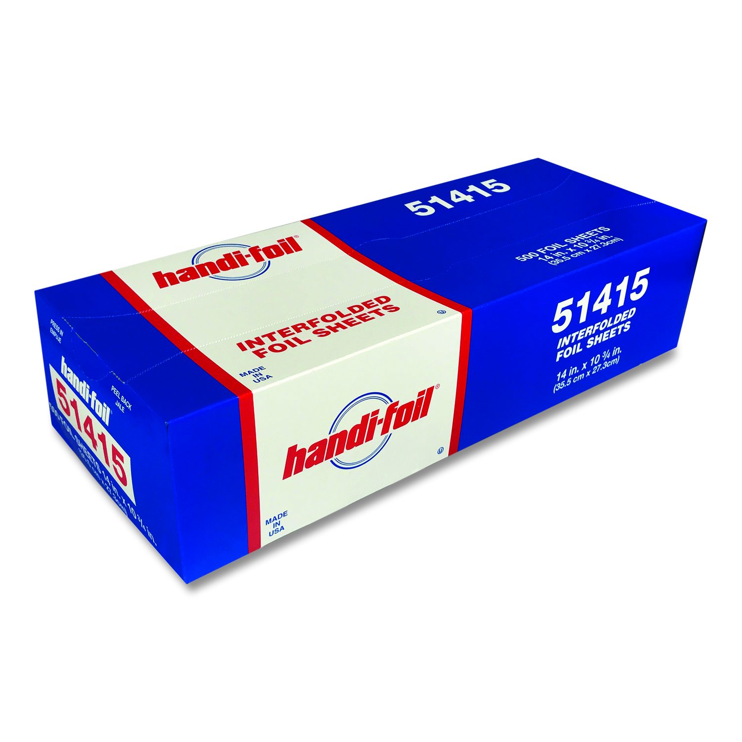 Interfolded Foil Sheets, 14 x 10.75, 6/Carton | Hfa MPN #51415