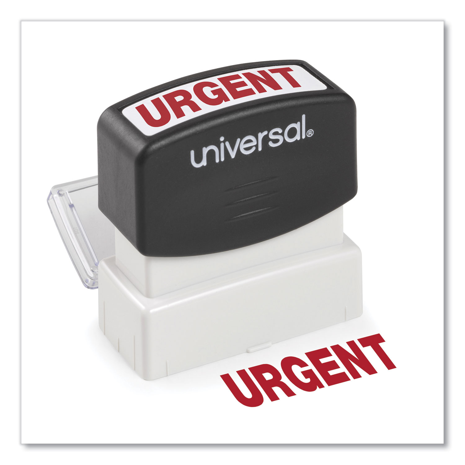 Message Stamp, URGENT, Pre-Inked One-Color, Red - The Office Point