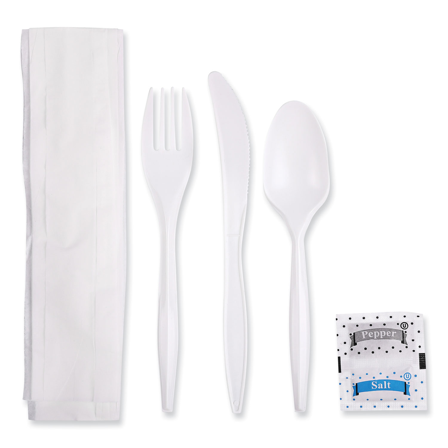 Choice White Plastic Sporks - 1000/Case