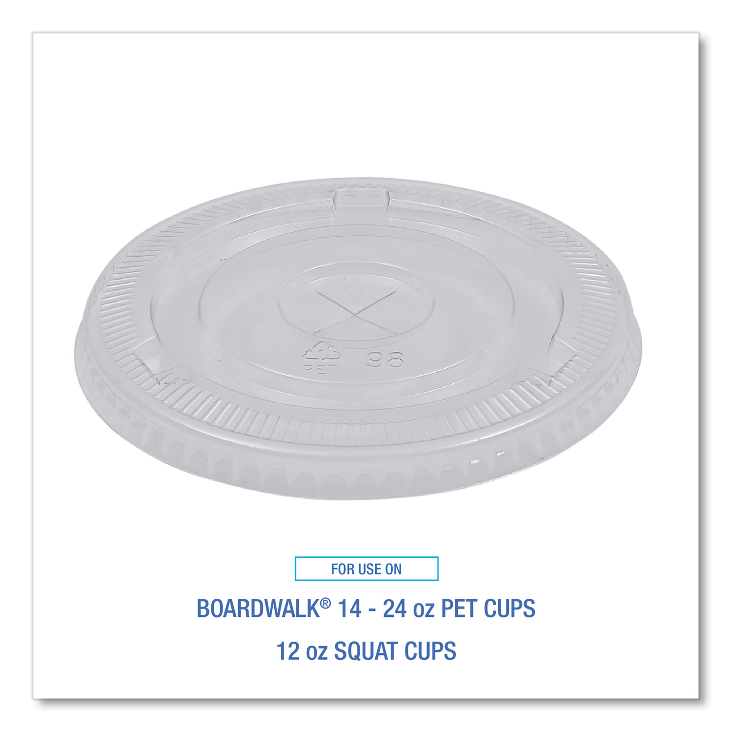 Boardwalk BWKPET9 9 oz. Pet Plastic Cold Cups - Clear (1000/Carton)