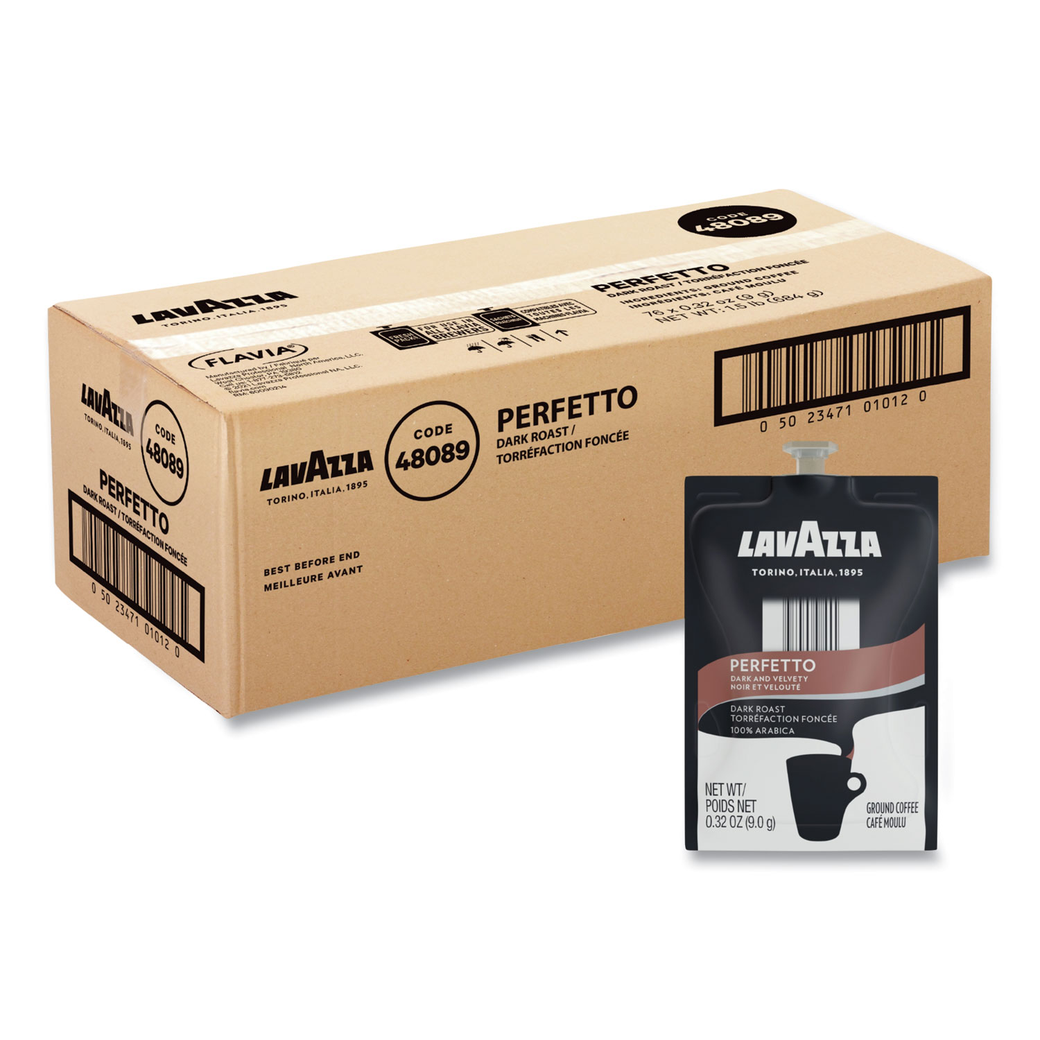 Perfetto Coffee Freshpack, Perfetto, 0.32 oz Pouch, 76/Carton