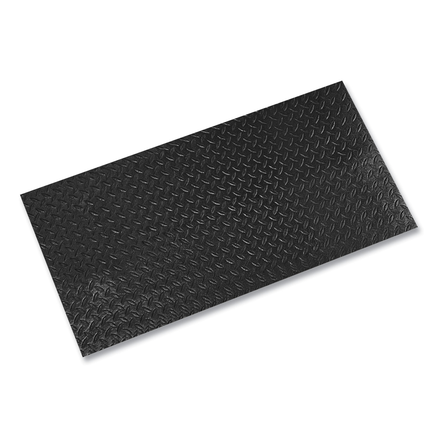 Crown Tuff-Spun Foot Lover Diamond Surface Mat, Rectangular, 36 x 60, Black