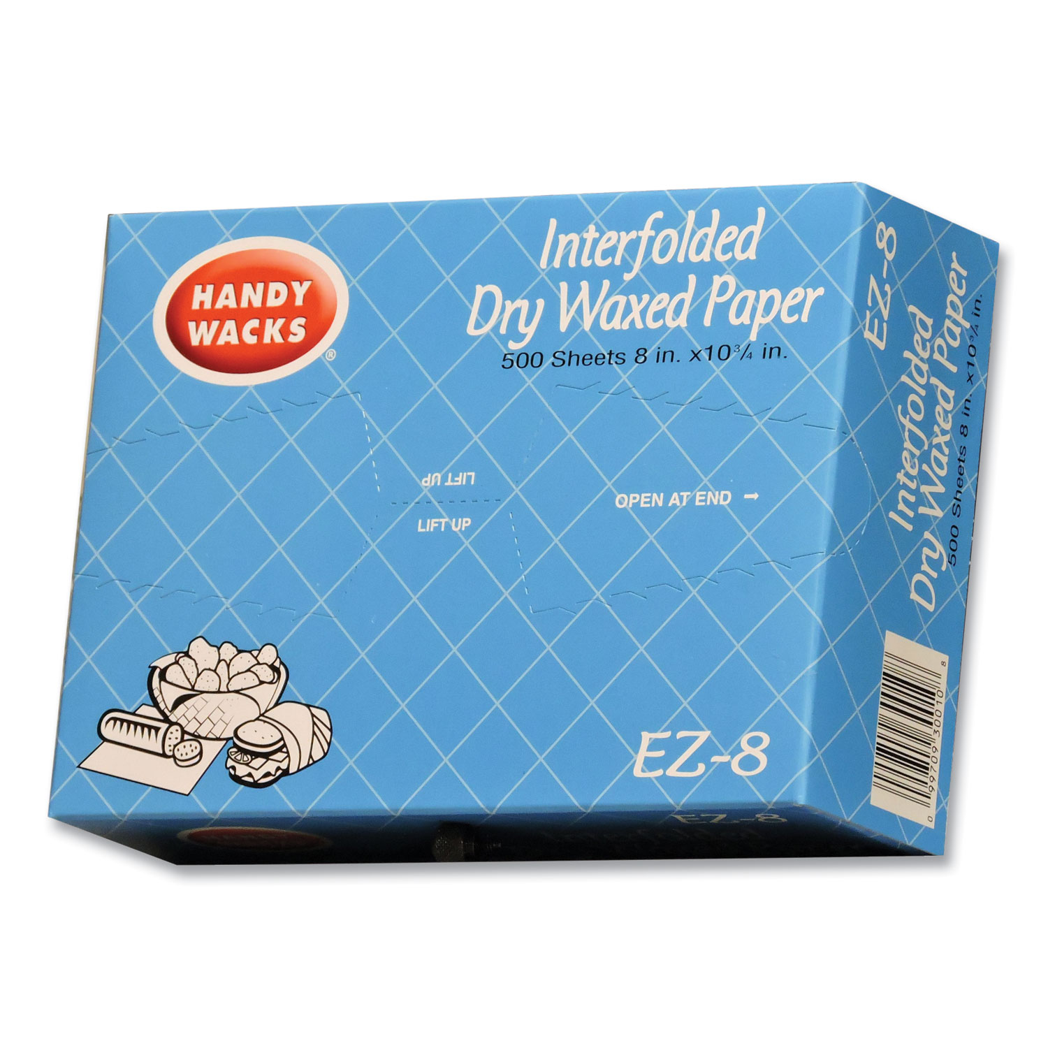 Handy Wacks© Interfolded Dry Waxed Paper Deli Sheets, 10.75 x 8, 12/Box ...