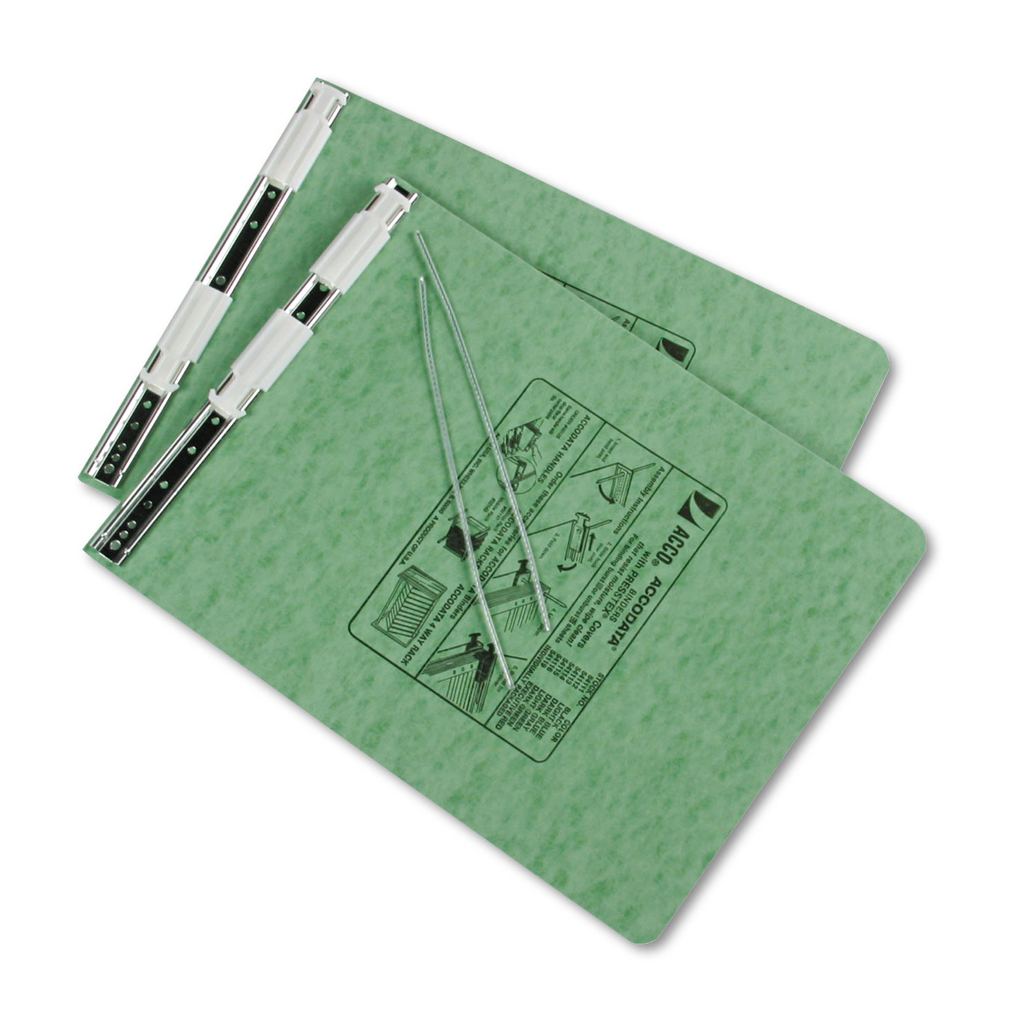 PRESSTEX Covers w/Storage Hooks, 6 Cap, 9 1/2 x 11, Light Green