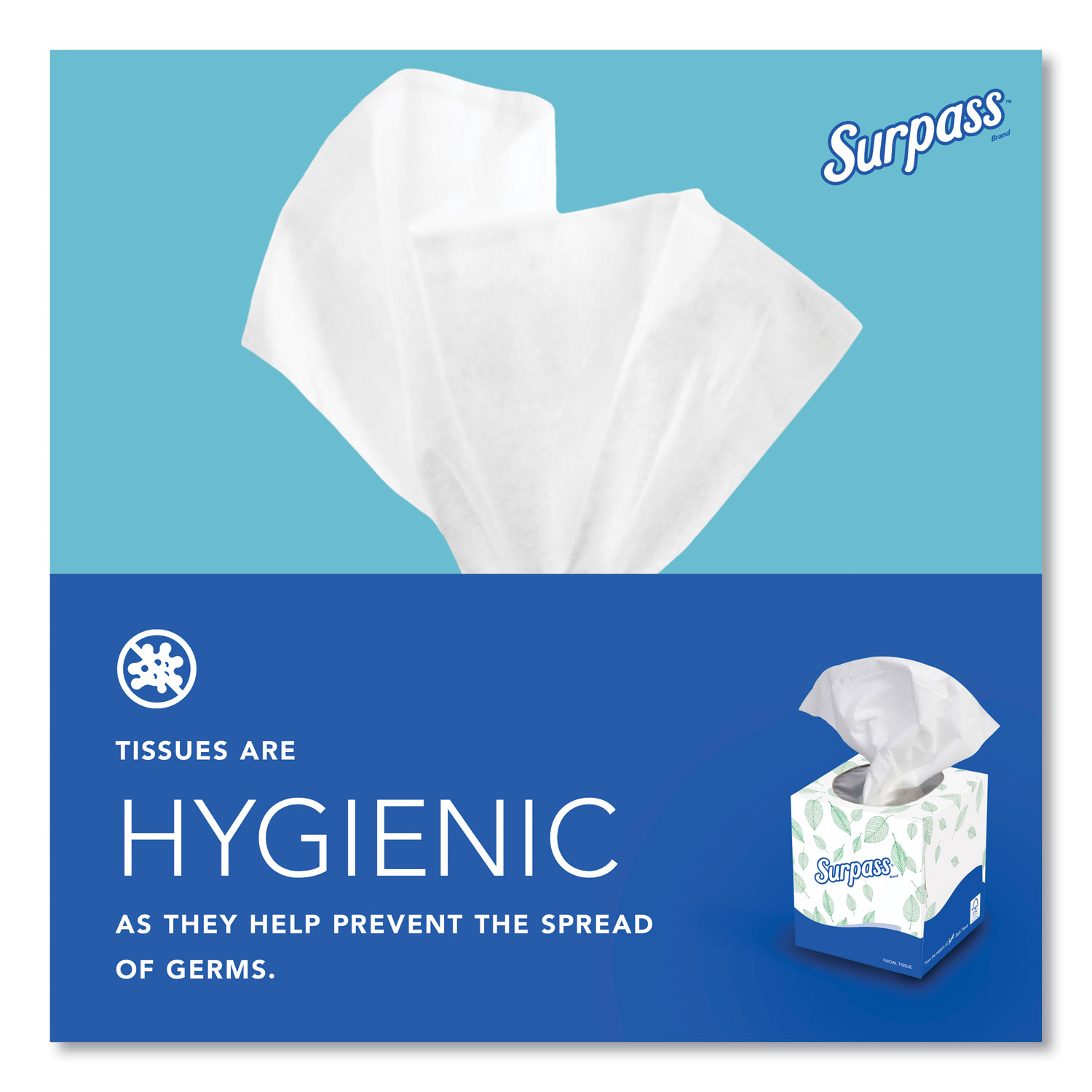 2 Ply Facial Tissue Paper Wholesale Commercial Facial Tissue [MET 08301] -  $49.95