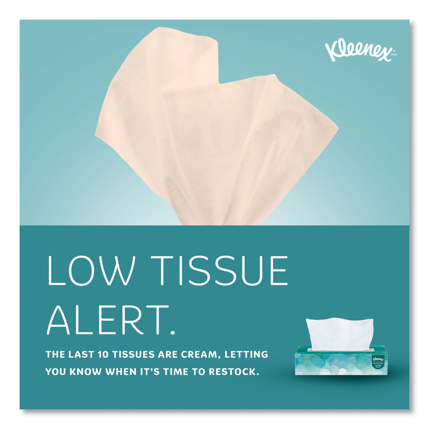 Mouchoirs Kleenex® Professional (21400), 2 épaisseurs, blancs