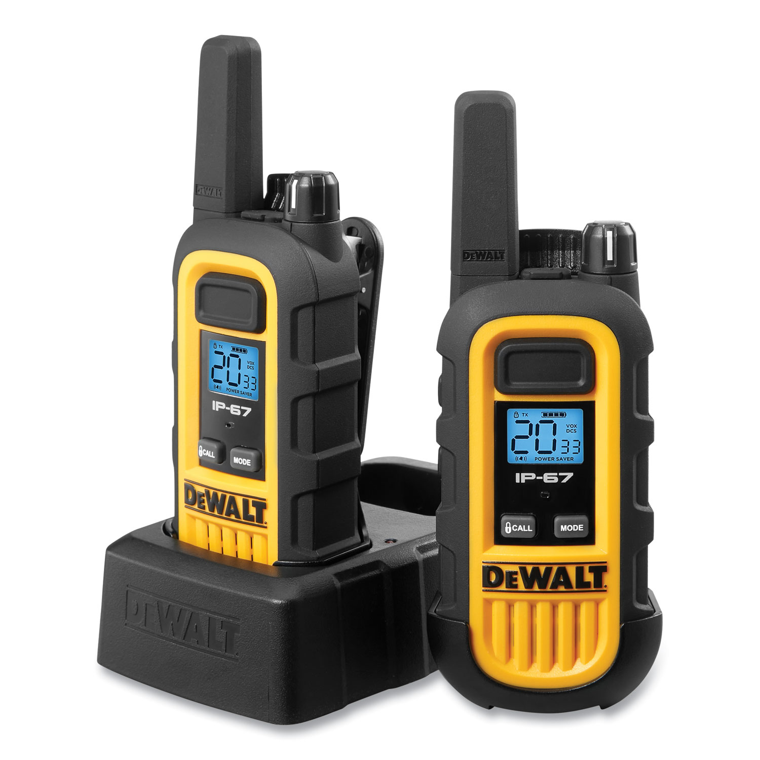 DXFRS300 Heavy-Duty Walkie Talkies, 1 W, 22 Channels