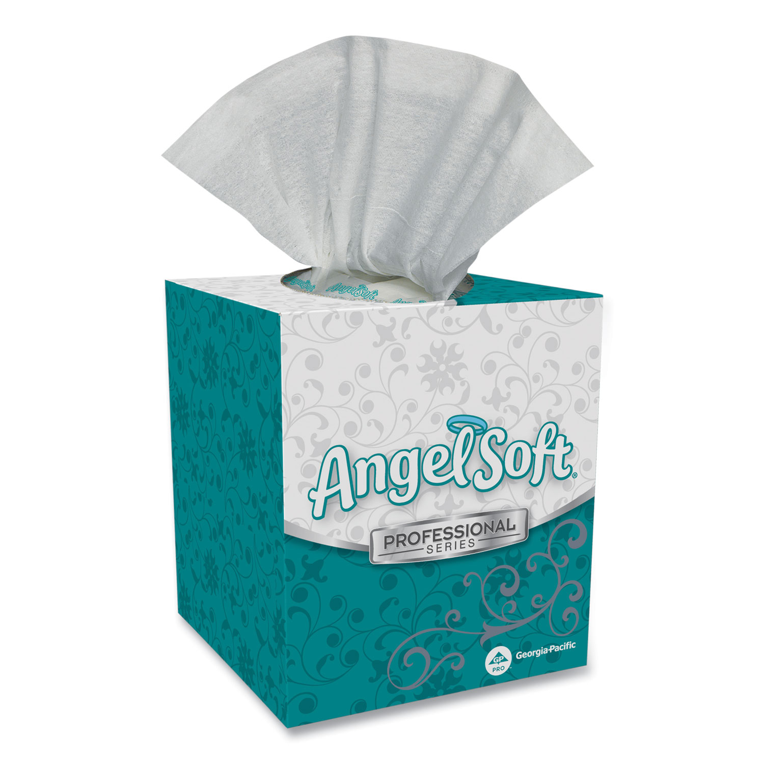 Premium Facial Tissue, 2-Ply, White, Cube Box, 96 Sheets/Box