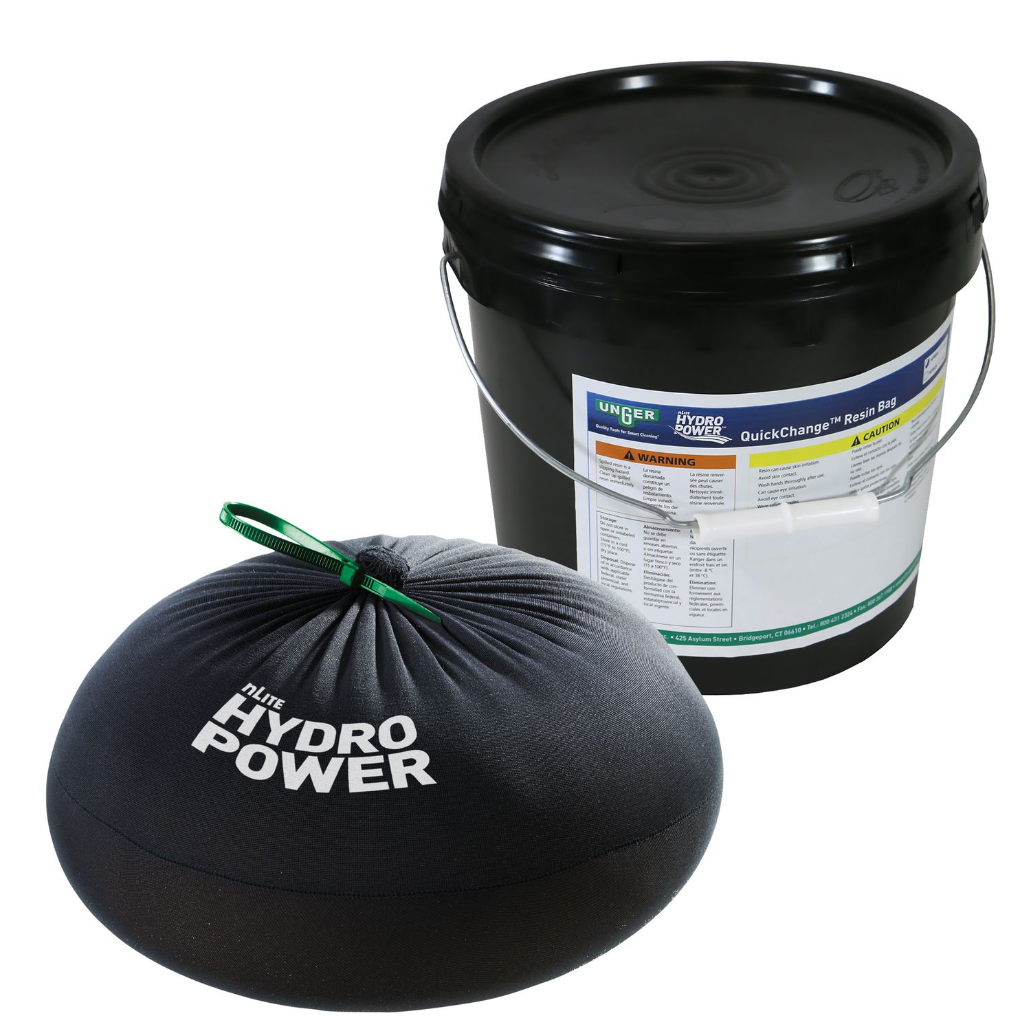 HydroPower Resin Bag with Reusable Pail