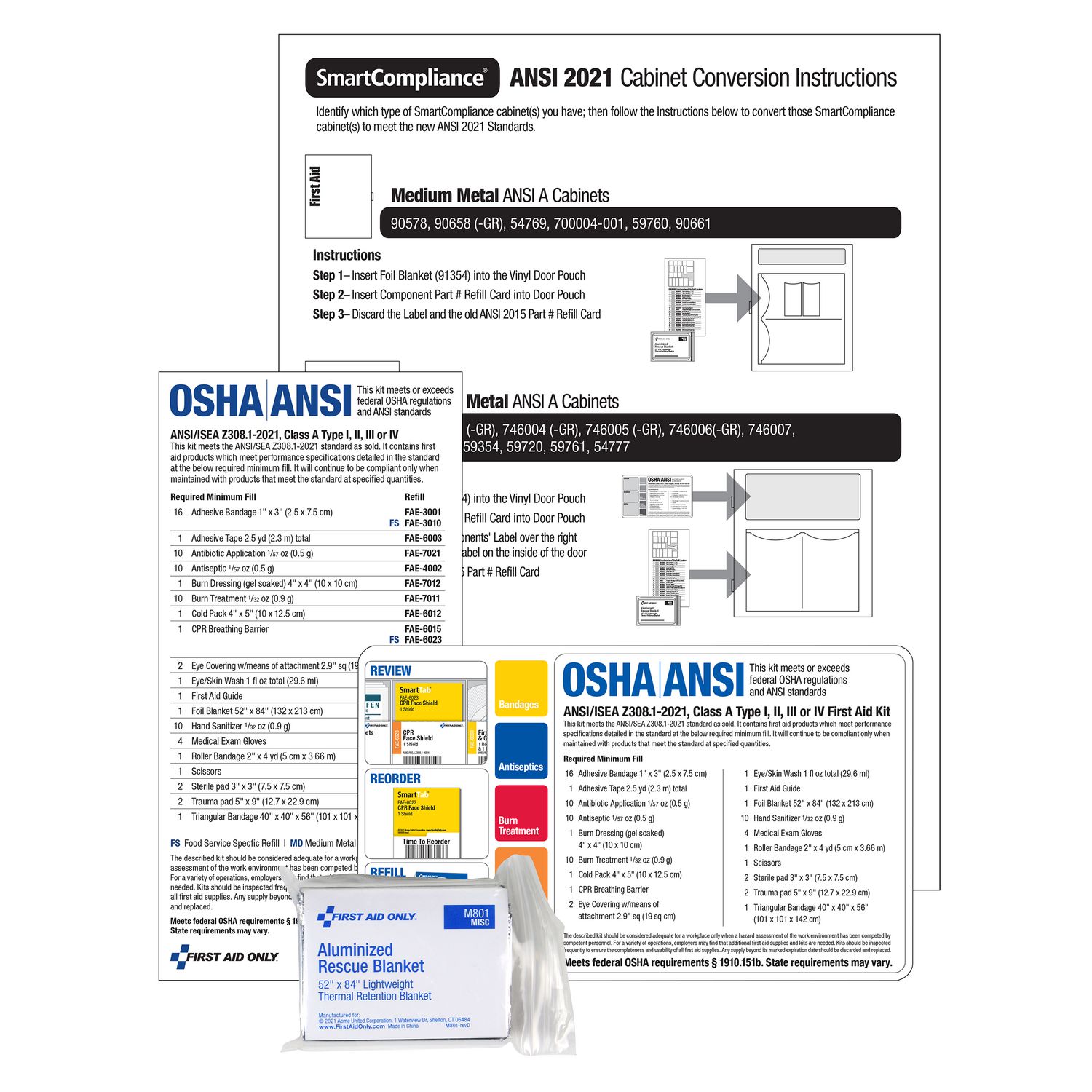 Smart Compliance A 2021 Conversion Kit, 11 Pieces