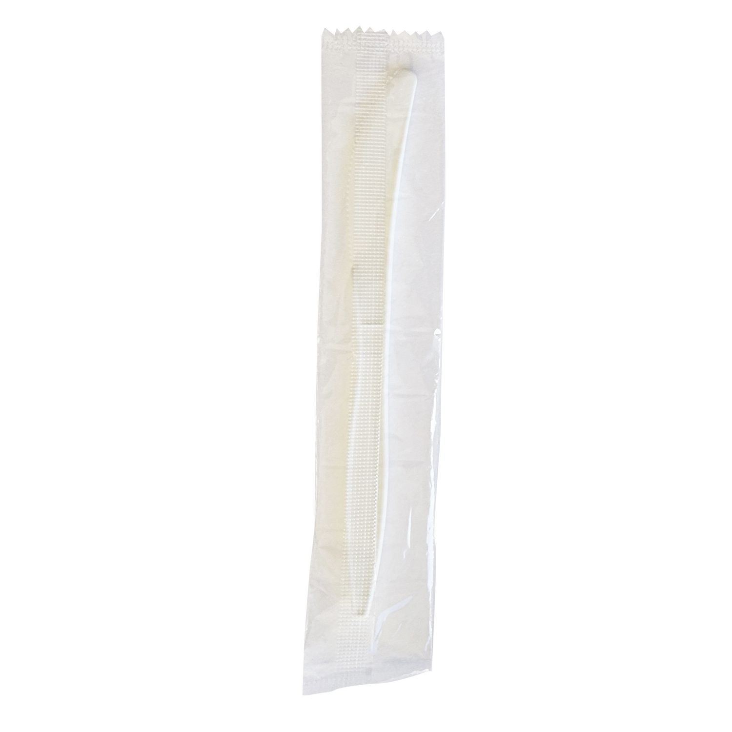 Mediumweight Wrapped Polypropylene Cutlery, Knife, White, 1,000/Carton