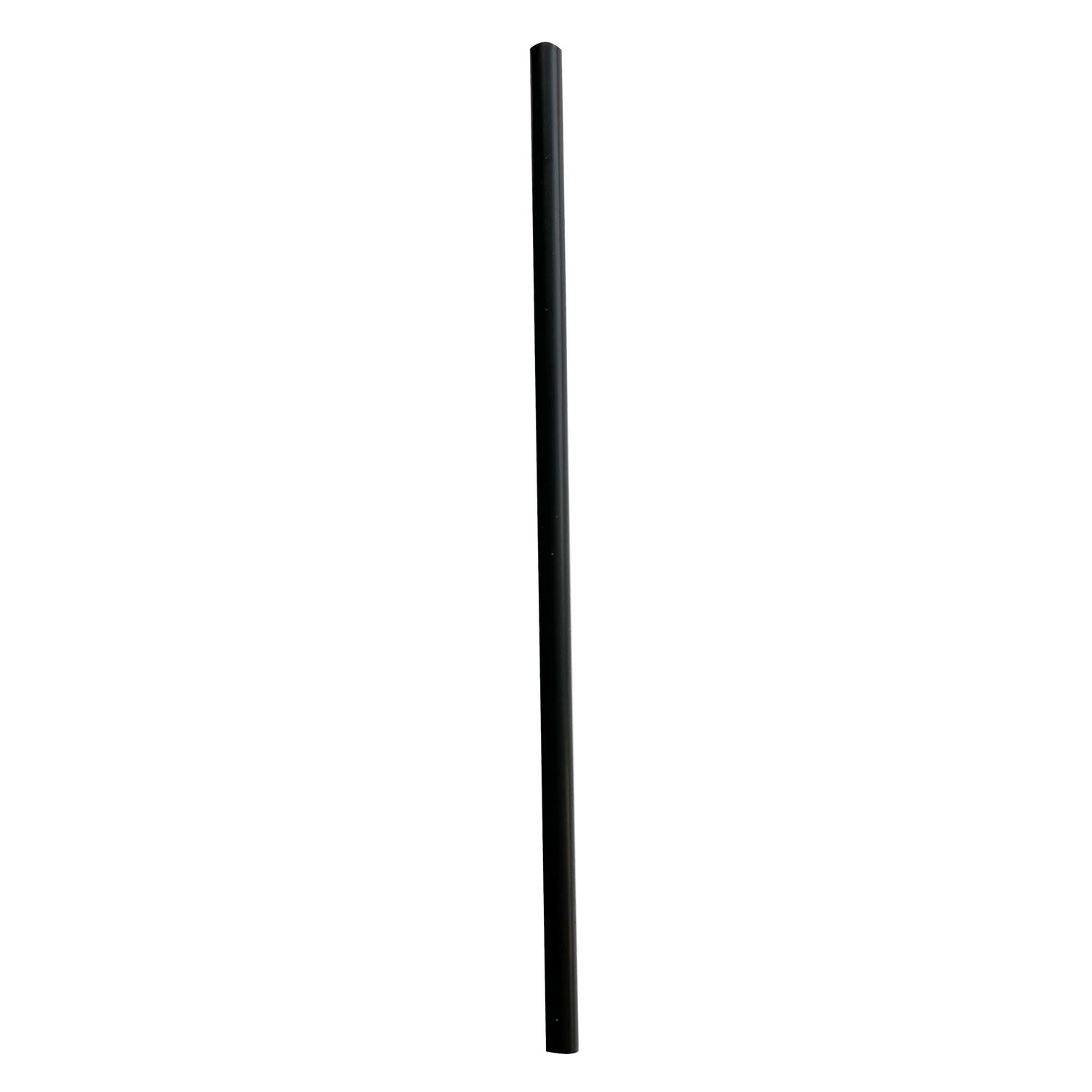 Jumbo Straws, 7.75″, Polypropylene, Black, 12,500/Carton