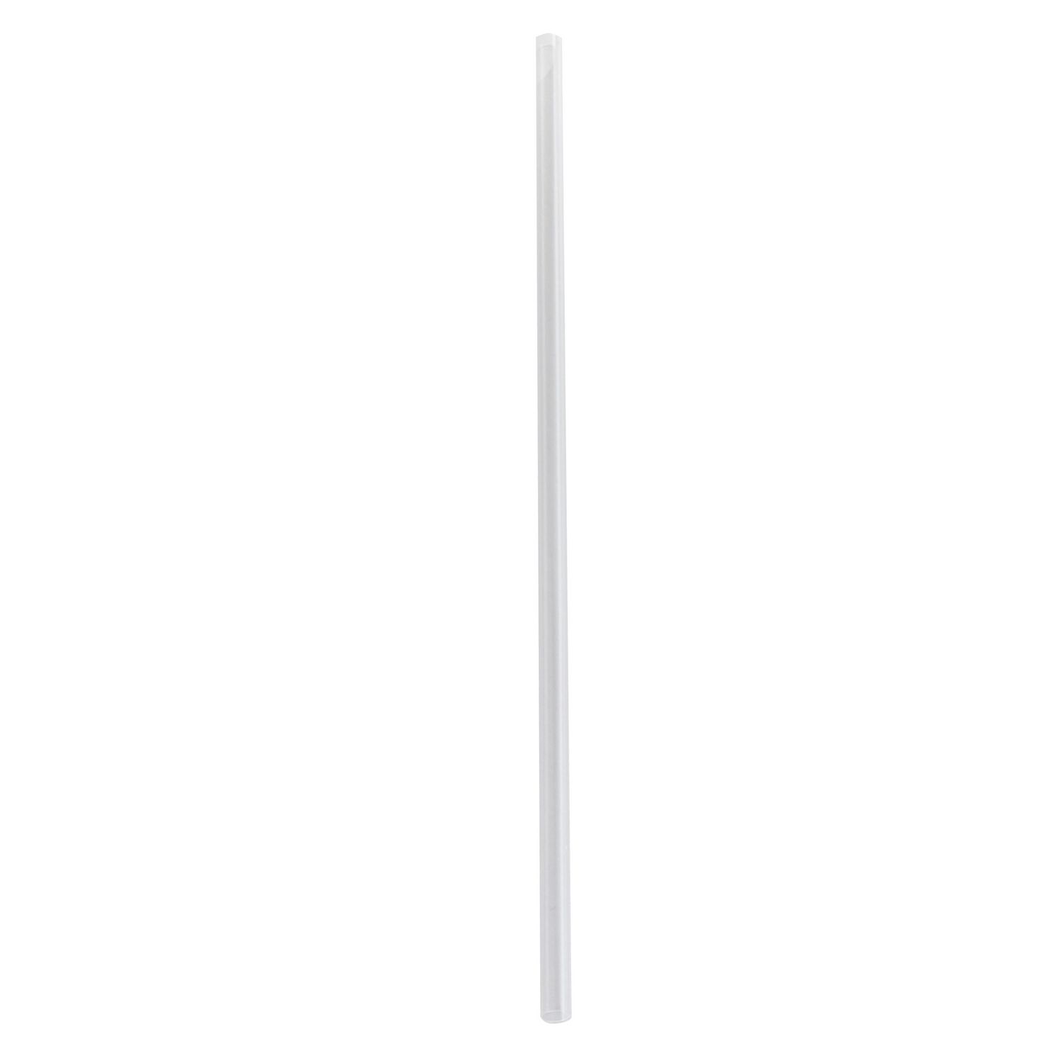 Jumbo Straws, 7.75″, Polypropylene, Clear, 12,500/Carton