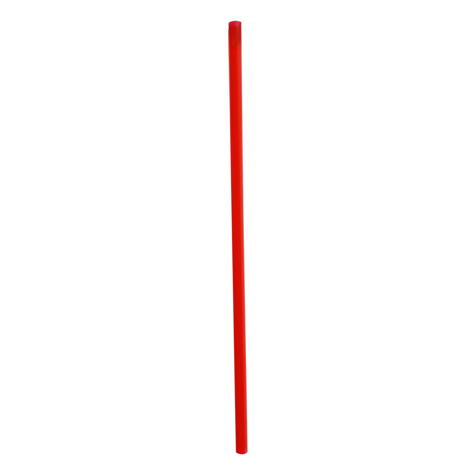 Jumbo Straws, 7.75″, Polypropylene, Red, 2,500/Carton