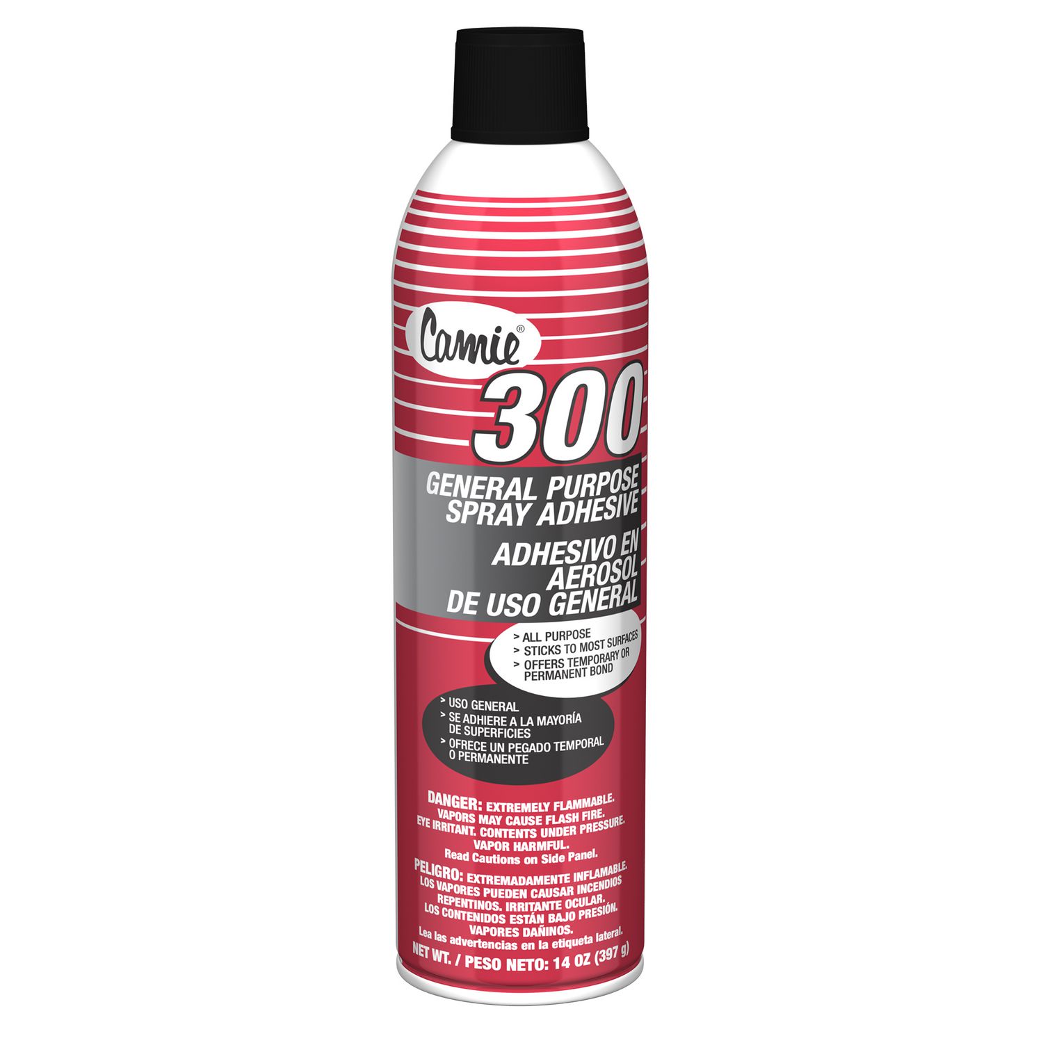 300 General Purpose Spray Adhesive, 14 oz, 12/Carton