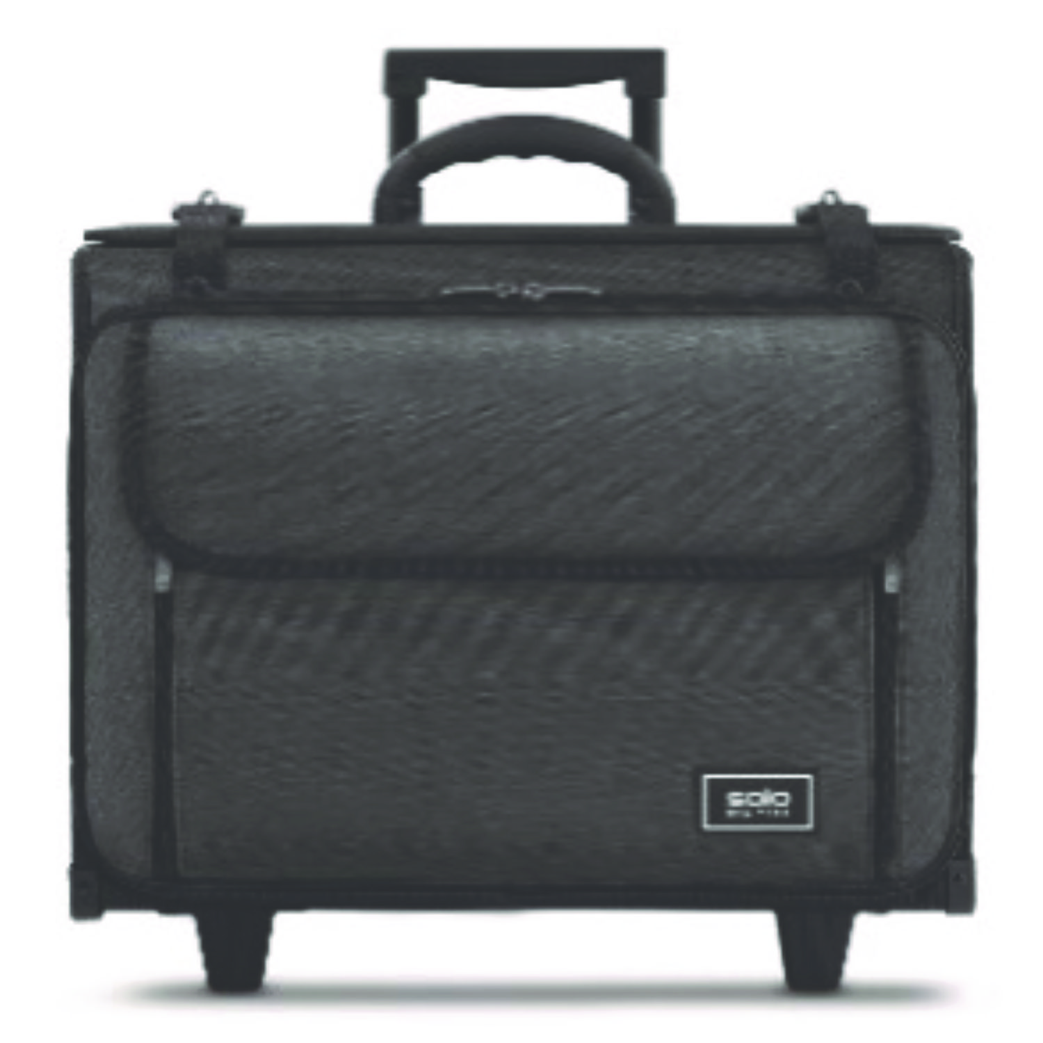 Morgan Recycled Rolling Catalog Case, Fits Devices Up to 17.3″, 18.13 x 7.13 x 13.5, Black/Gray