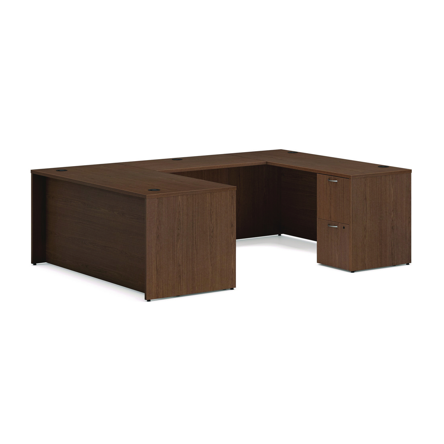 Mod U-Station Bundle, 66″ x 96″ x 29″, Sepia Walnut