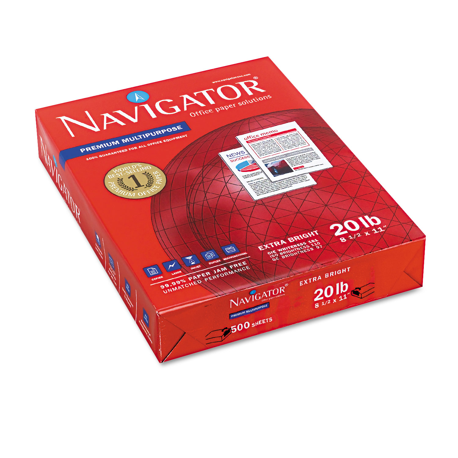 Navigator Laser Copy & Multipurpose Paper White 97 Brightness