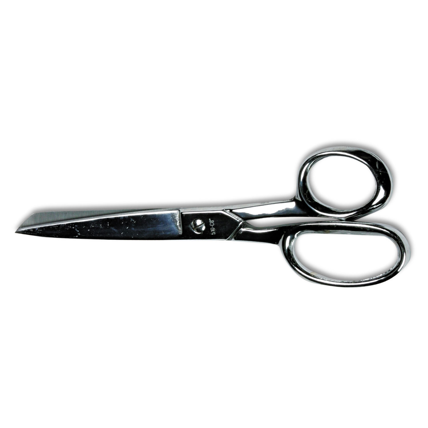  Clauss 10257 Hot Forged Carbon Steel Shears, 8 Long, 3.88 Cut Length, Nickel Straight Handle (ACM10257) 