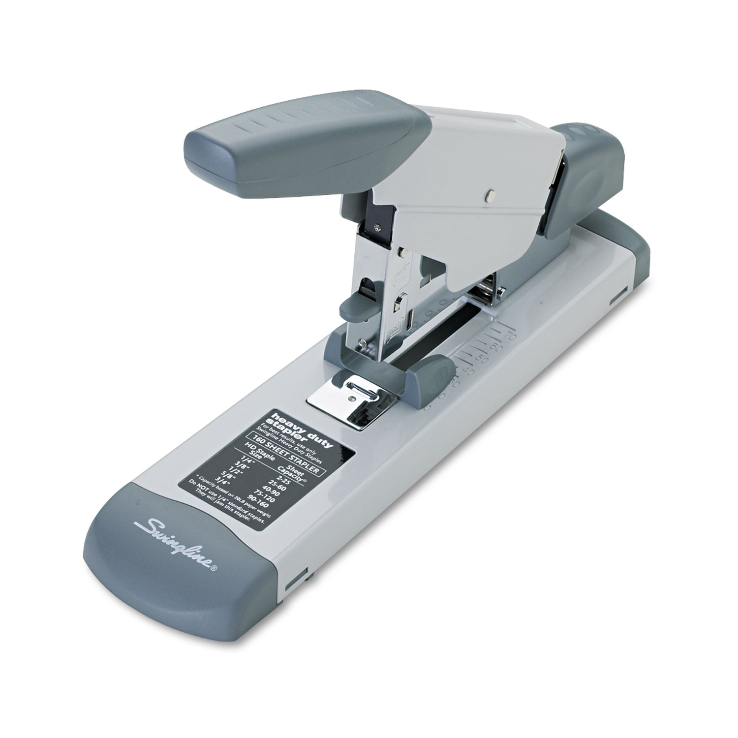 Swingline LightTouch Heavy Duty Stapler, 120 Sheets, Gray